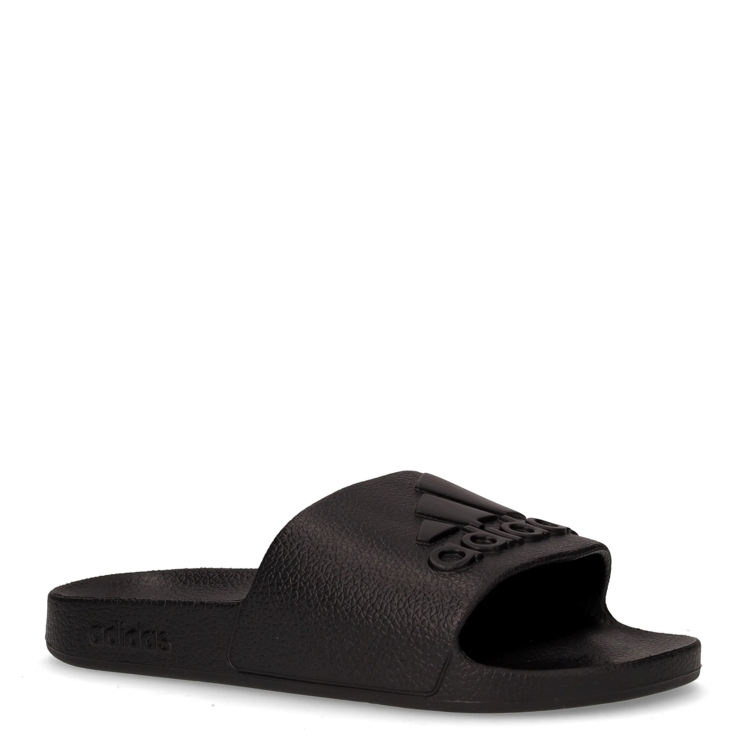 Adilette aqua ciabatta di gomma nero - Image 2