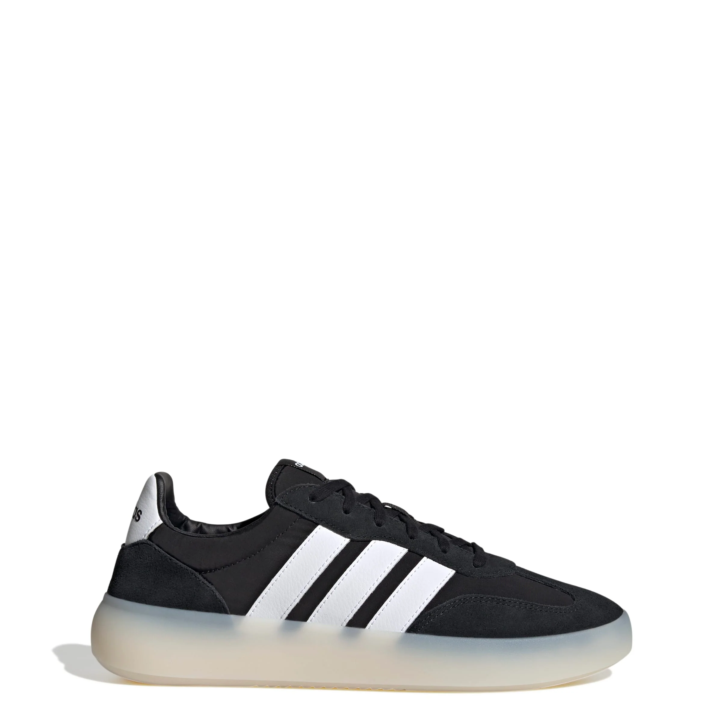 Barreda Decode sneaker in pelle e tessuto nero bianco