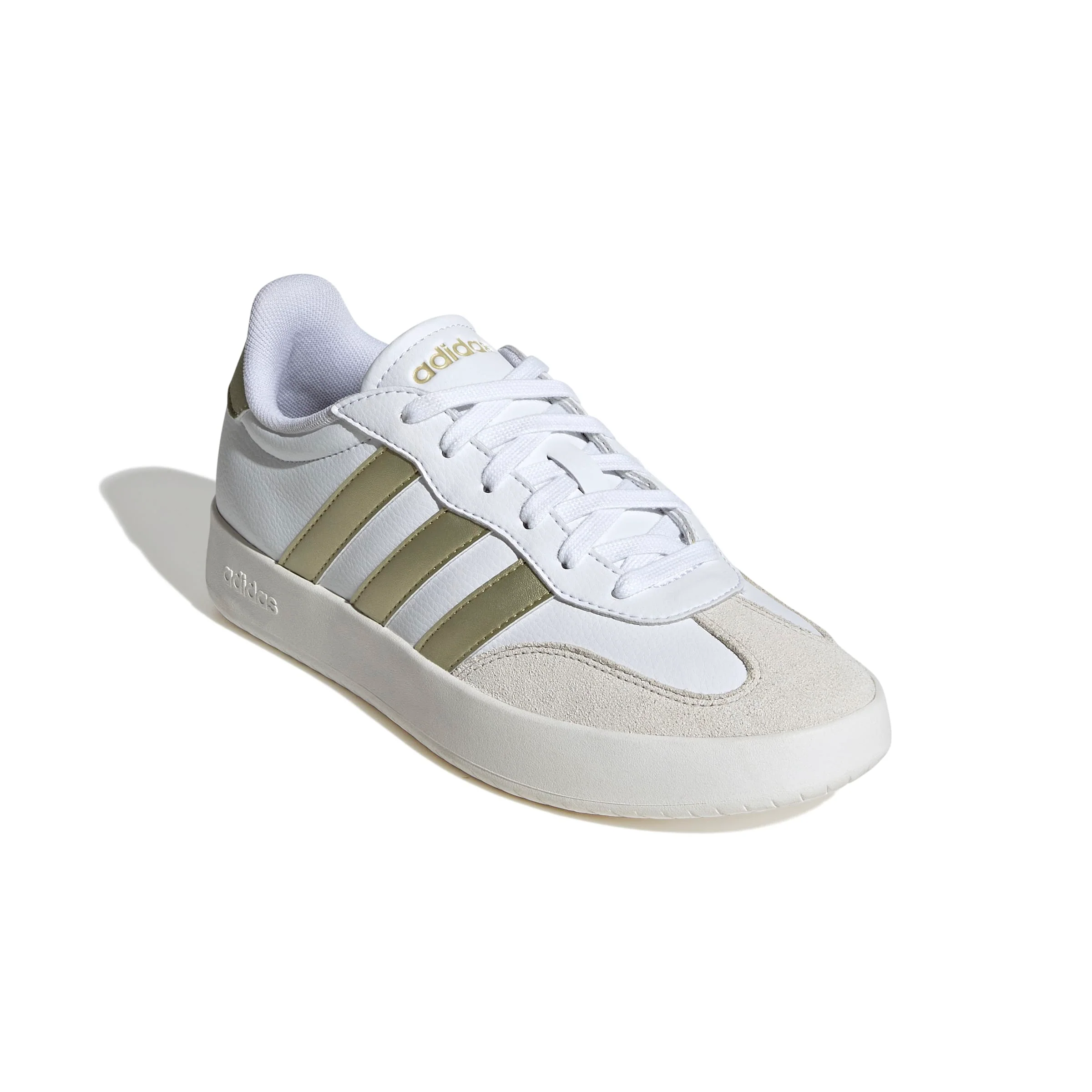 Barreda sneaker in ecopelle bianco oro - Image 3