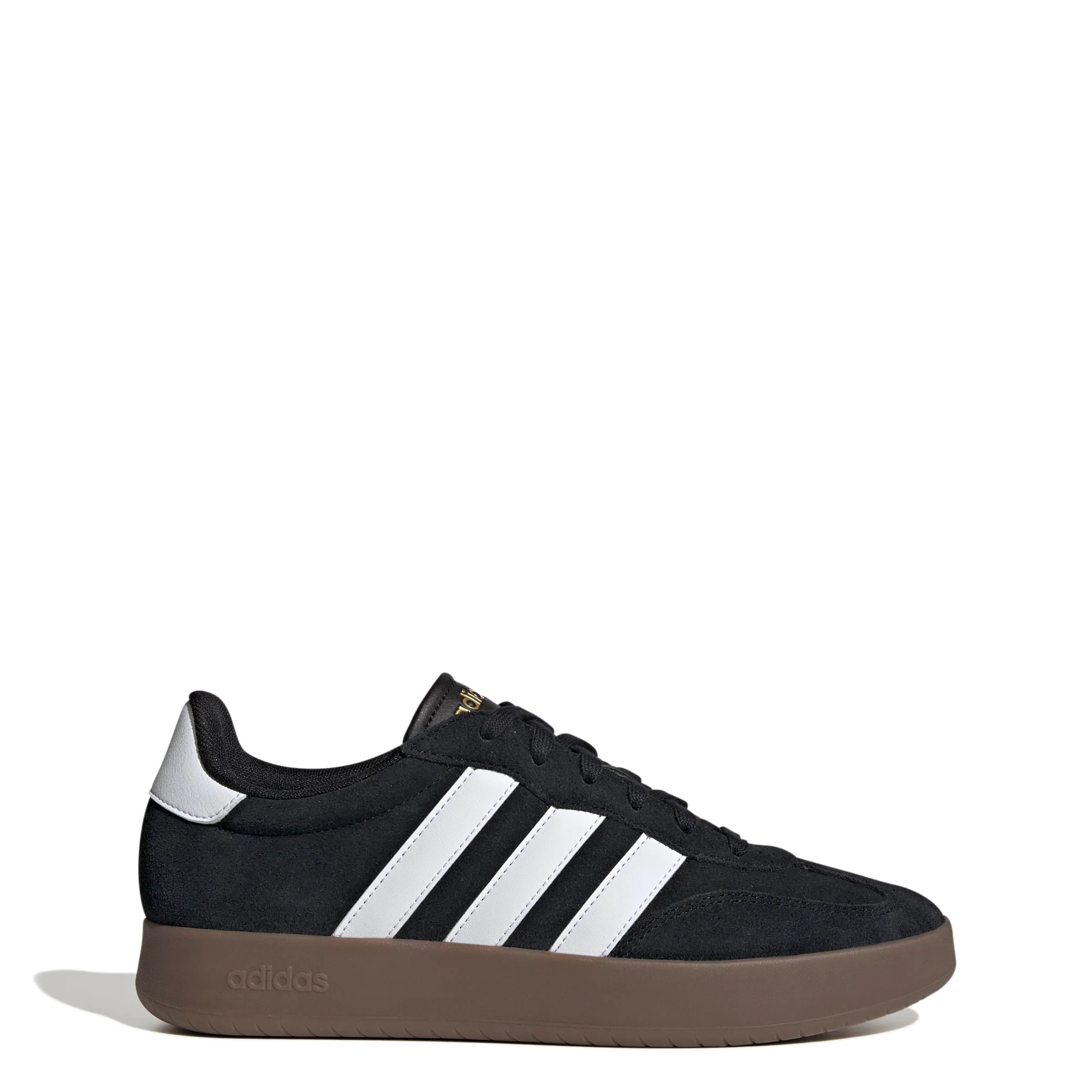 Barreda sneaker in pelle scamosciata nero bianco