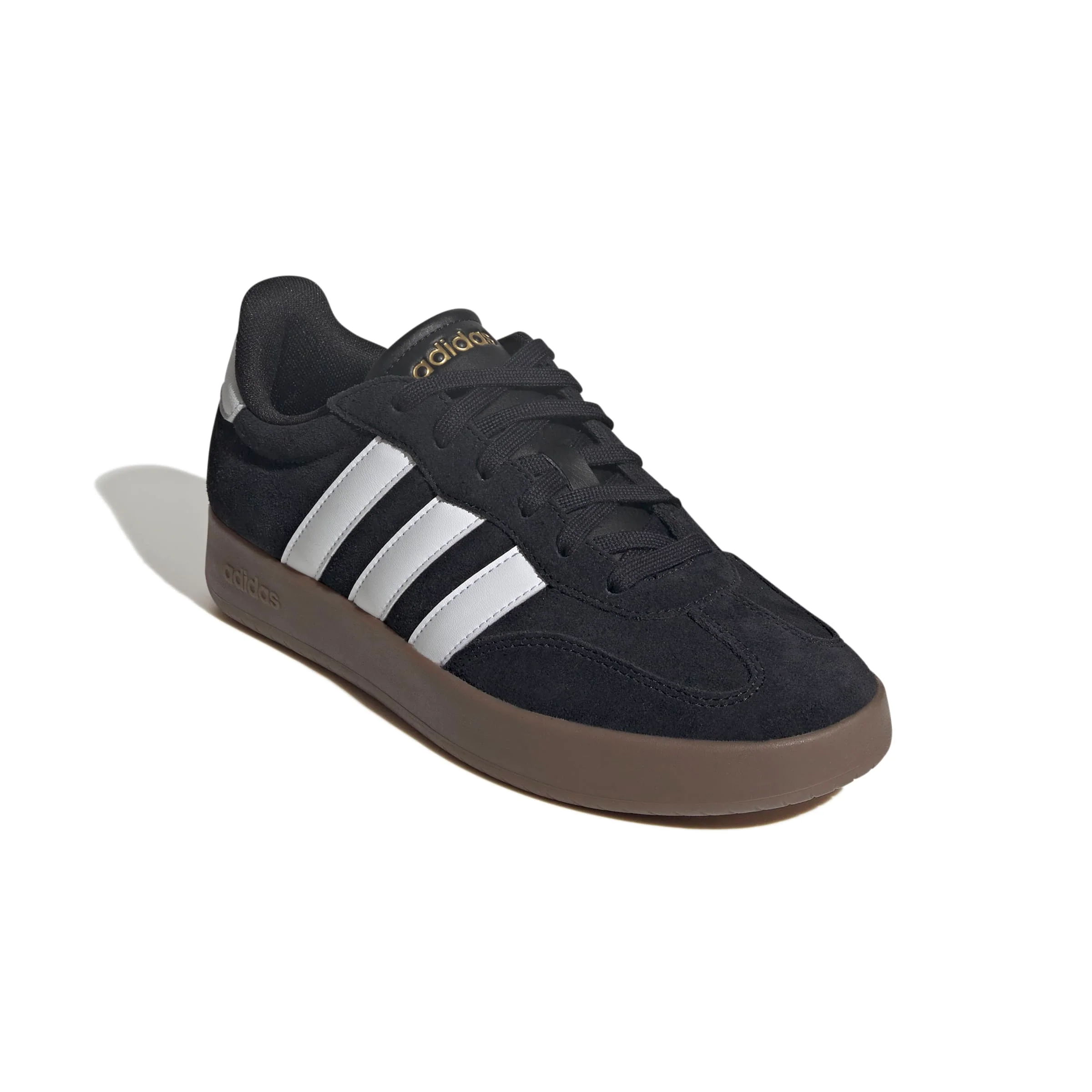 Barreda sneaker in pelle scamosciata nero bianco - Image 2