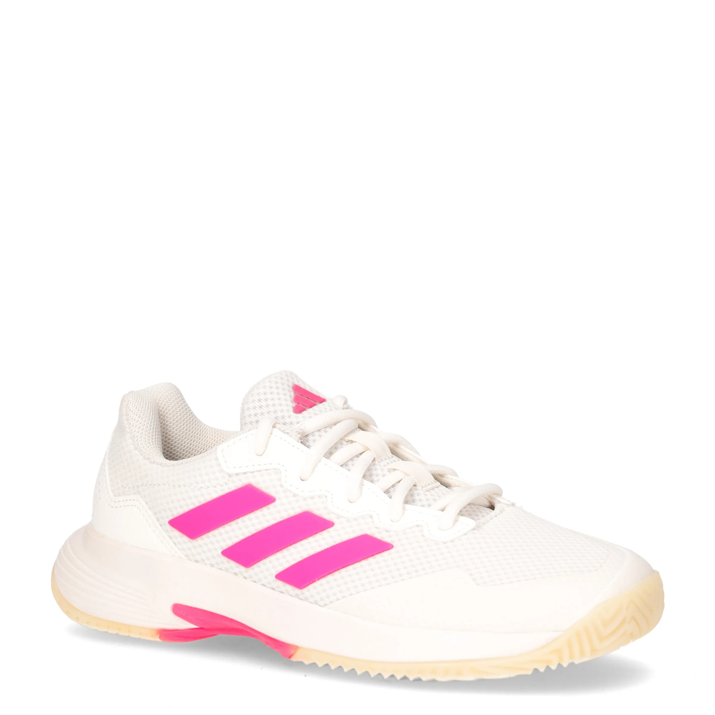 Game Court 2 scarpa da tennis in tessuto ed ecopelle bianco fuxia - Image 2