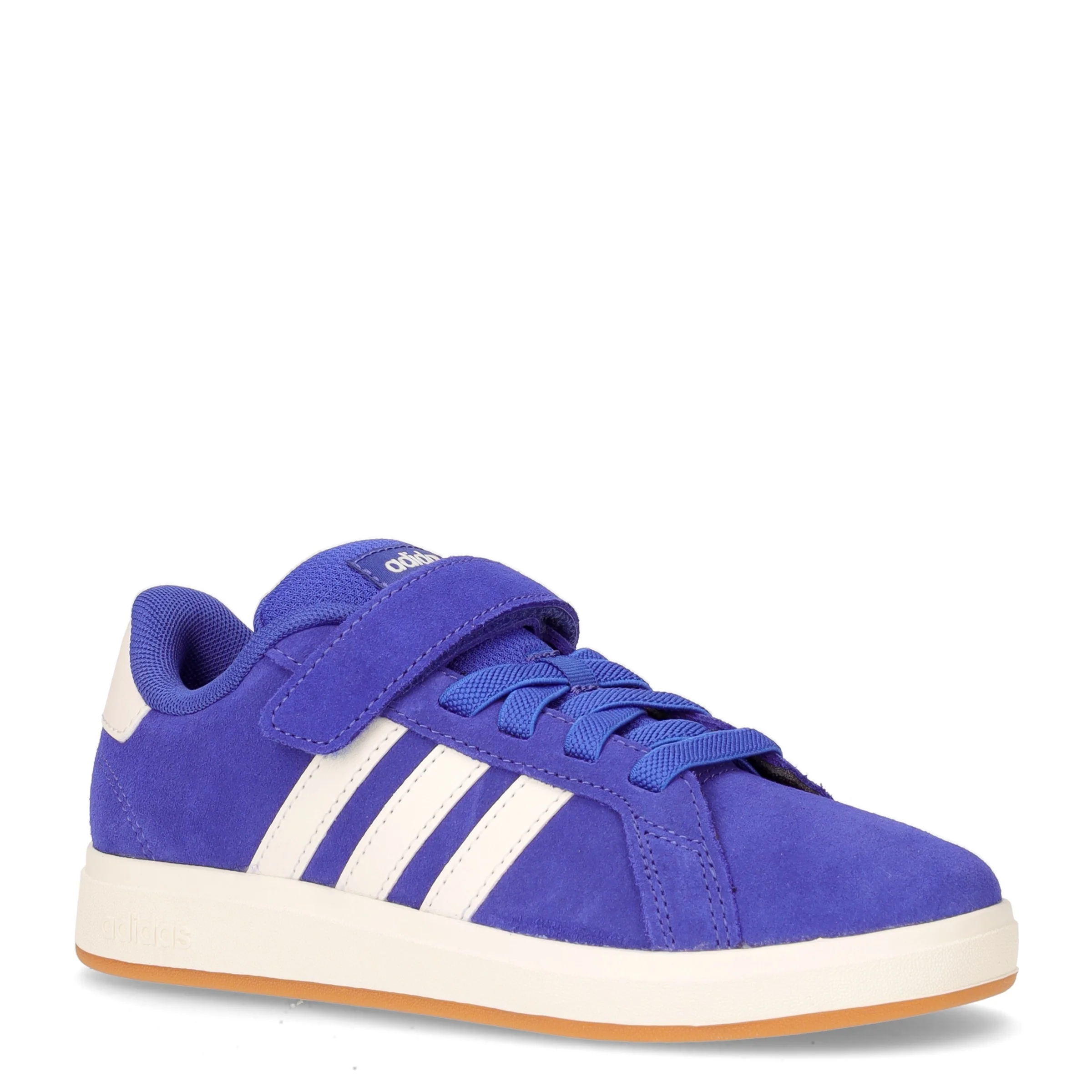 Grand Court 00s sneaker bambino in pelle blu bianco - Image 2