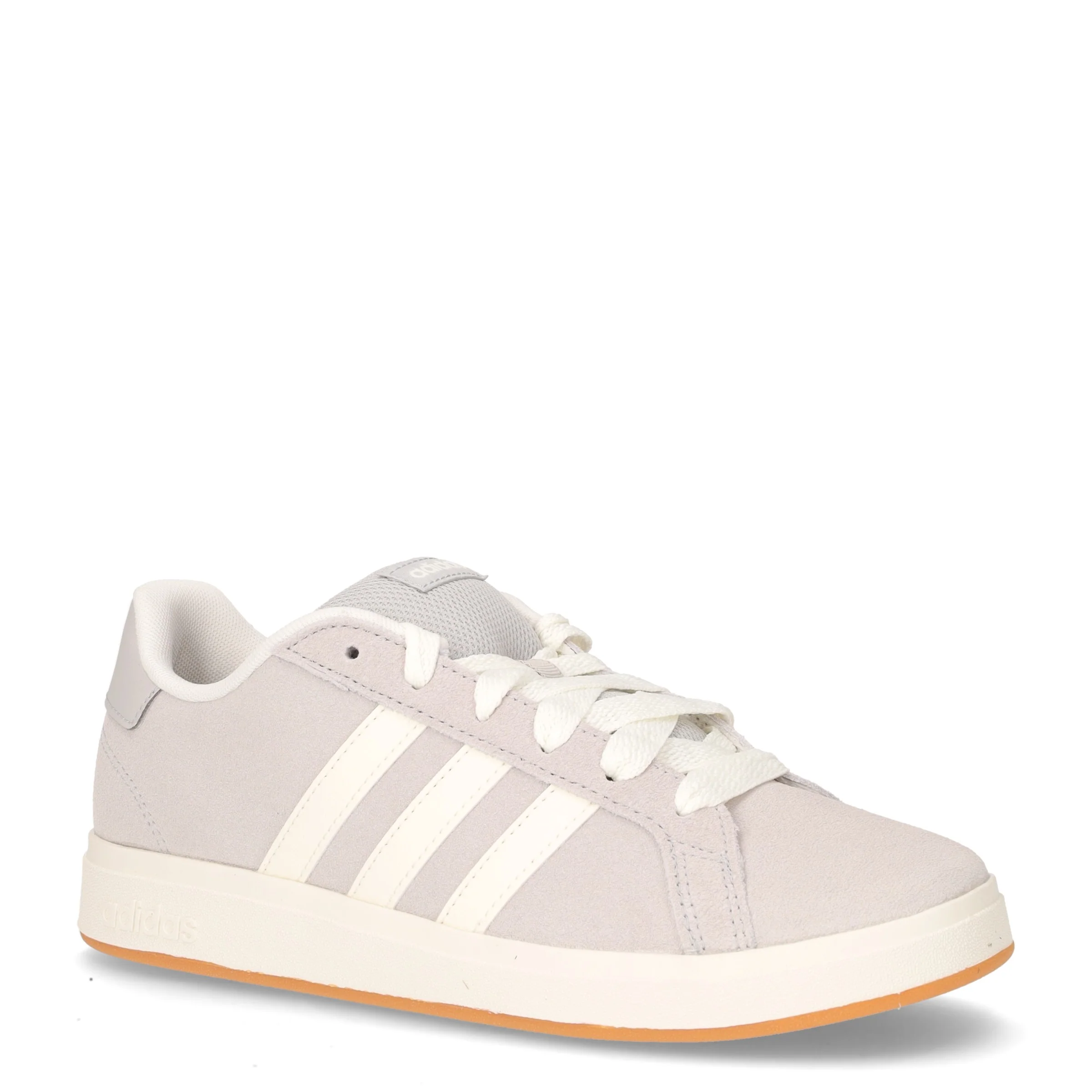 Grand Court 00s sneaker in pelle ragazzo grigio - Image 2