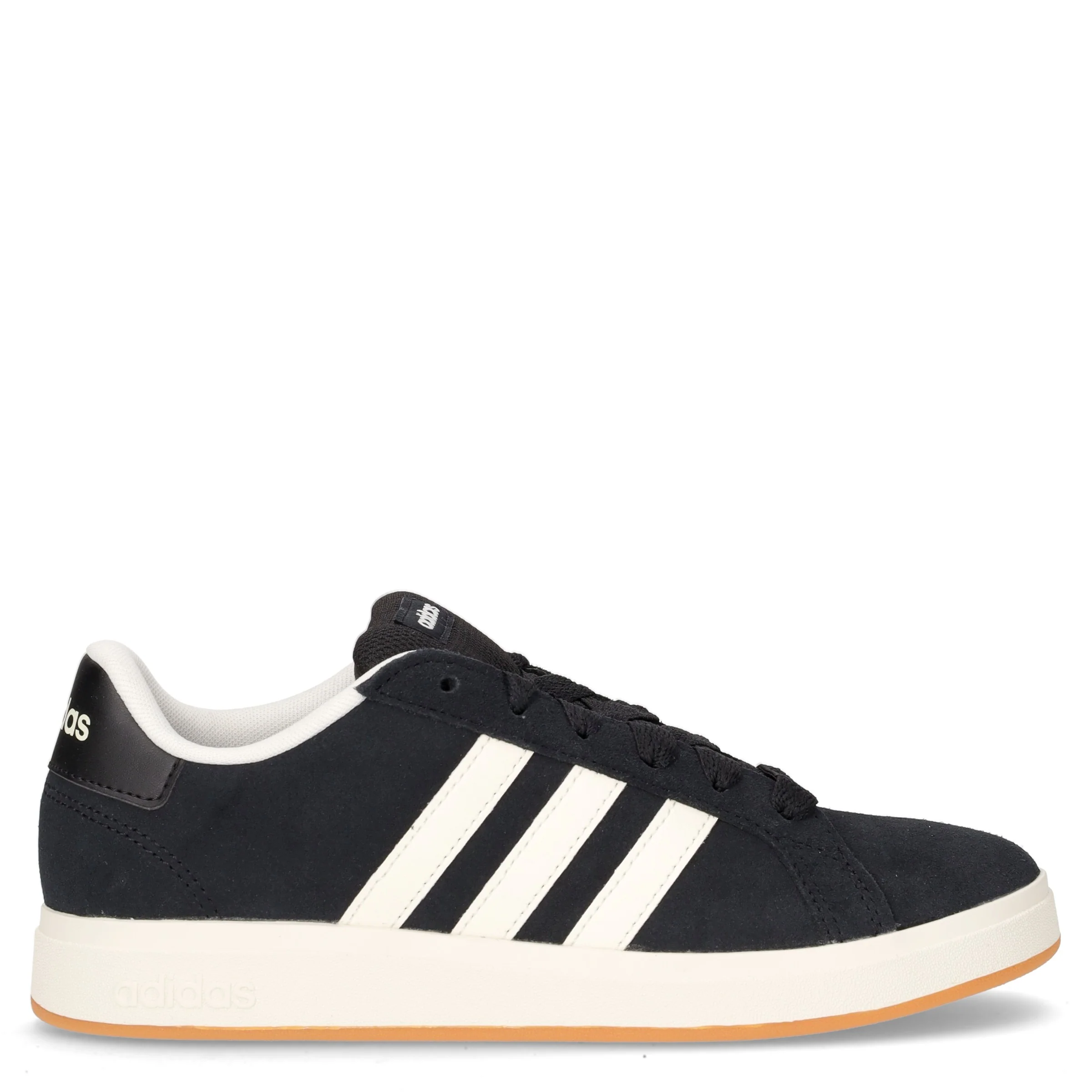 Grand Court 00s sneaker in pelle ragazzo nero