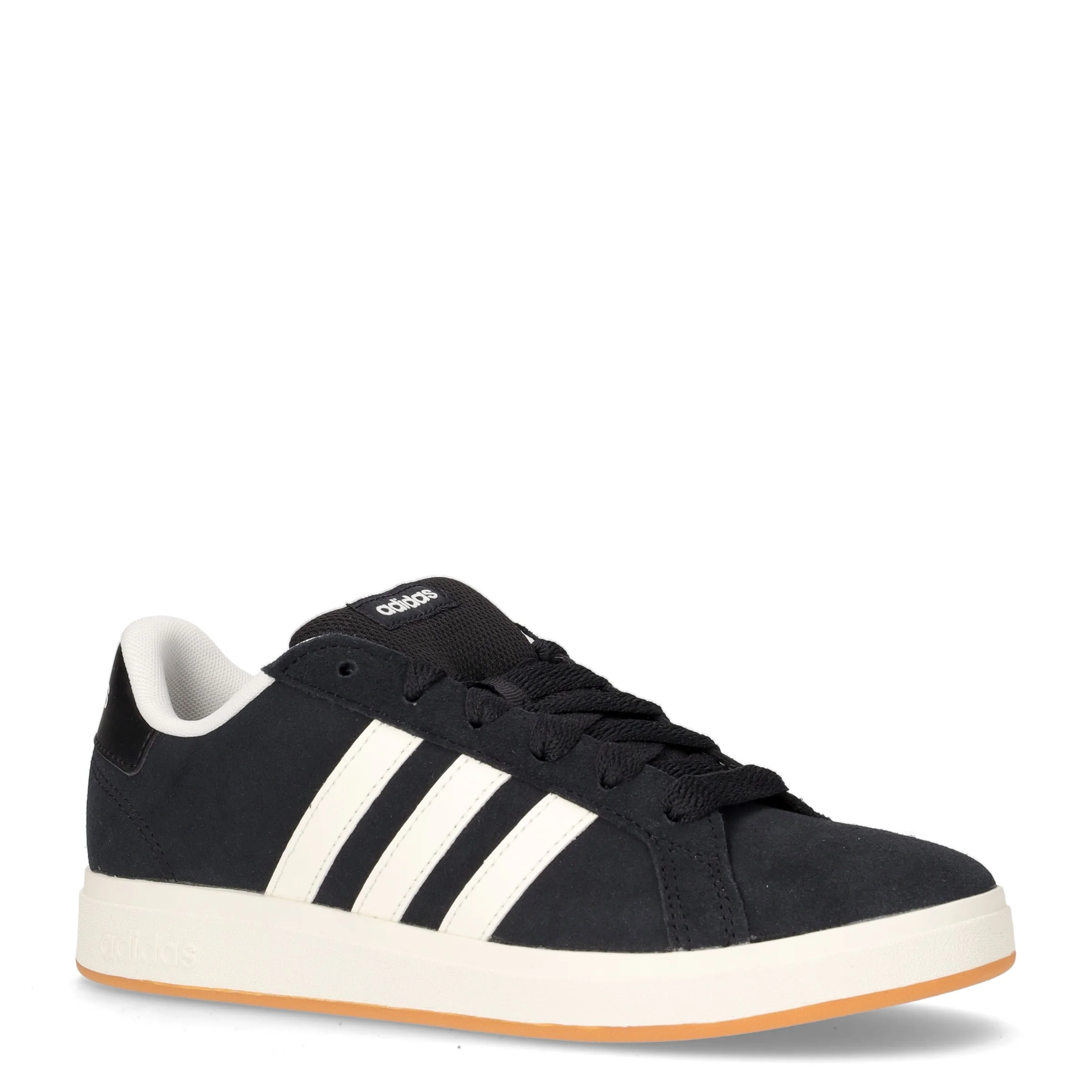 Grand Court 00s sneaker in pelle ragazzo nero - Image 2