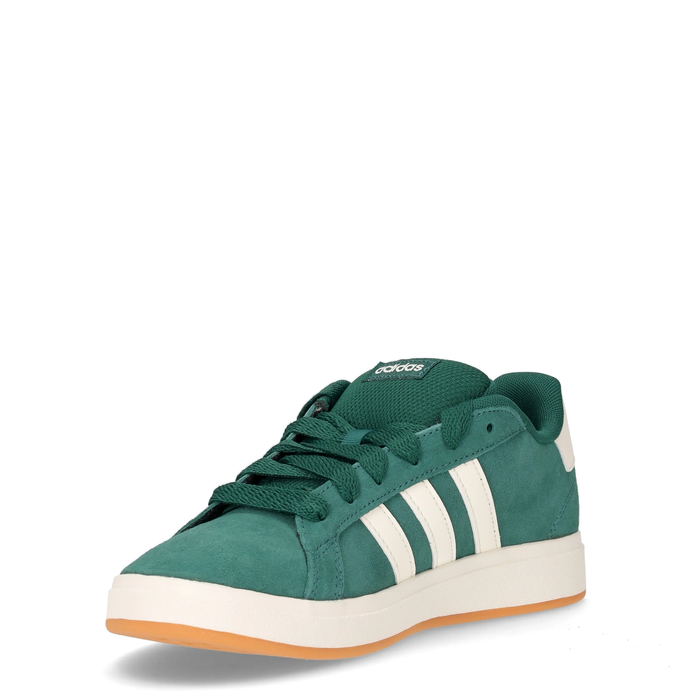 Grand Court 00s sneaker in pelle ragazzo verde bianco - Image 3