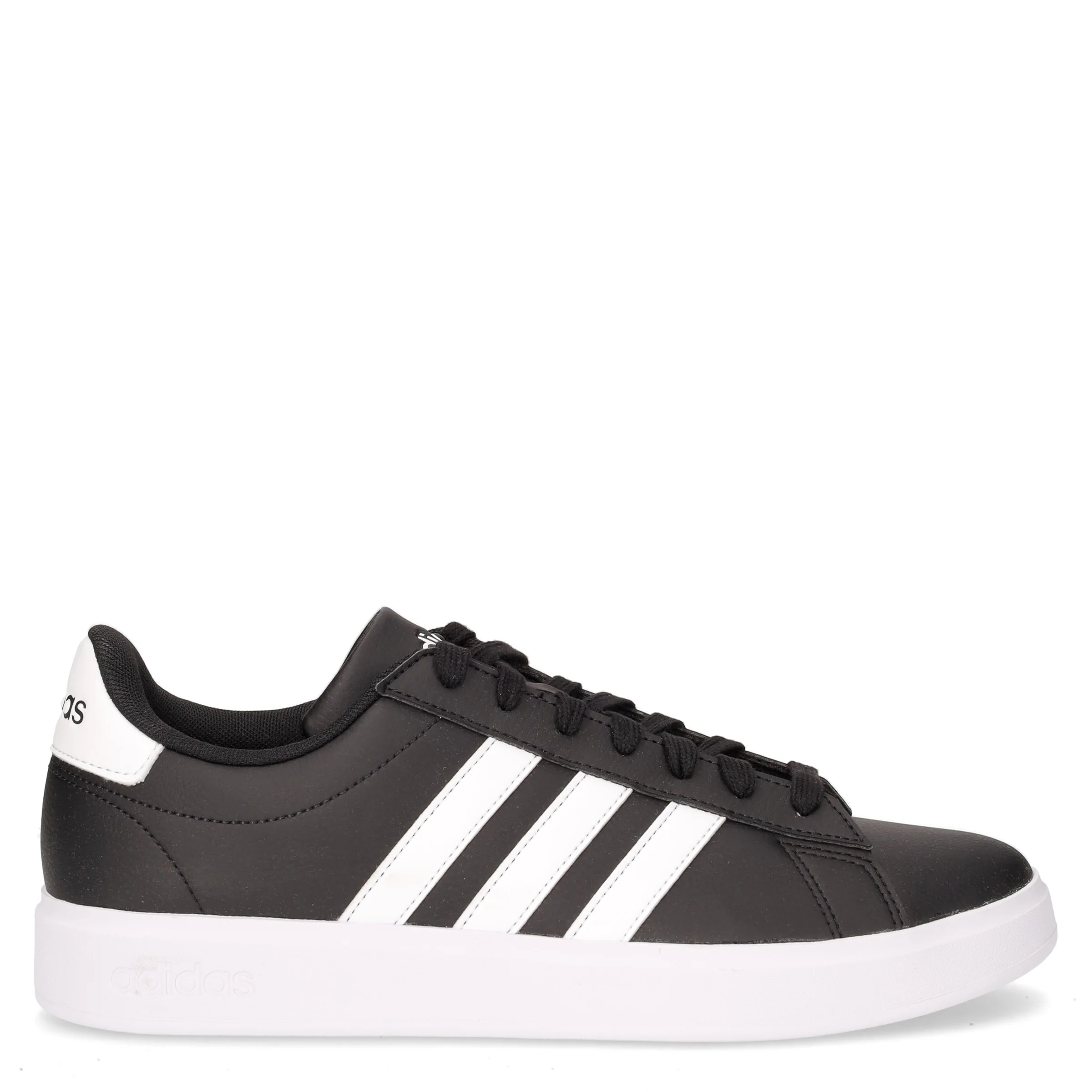 Grand court 2.0 sneaker in ecopelle nero