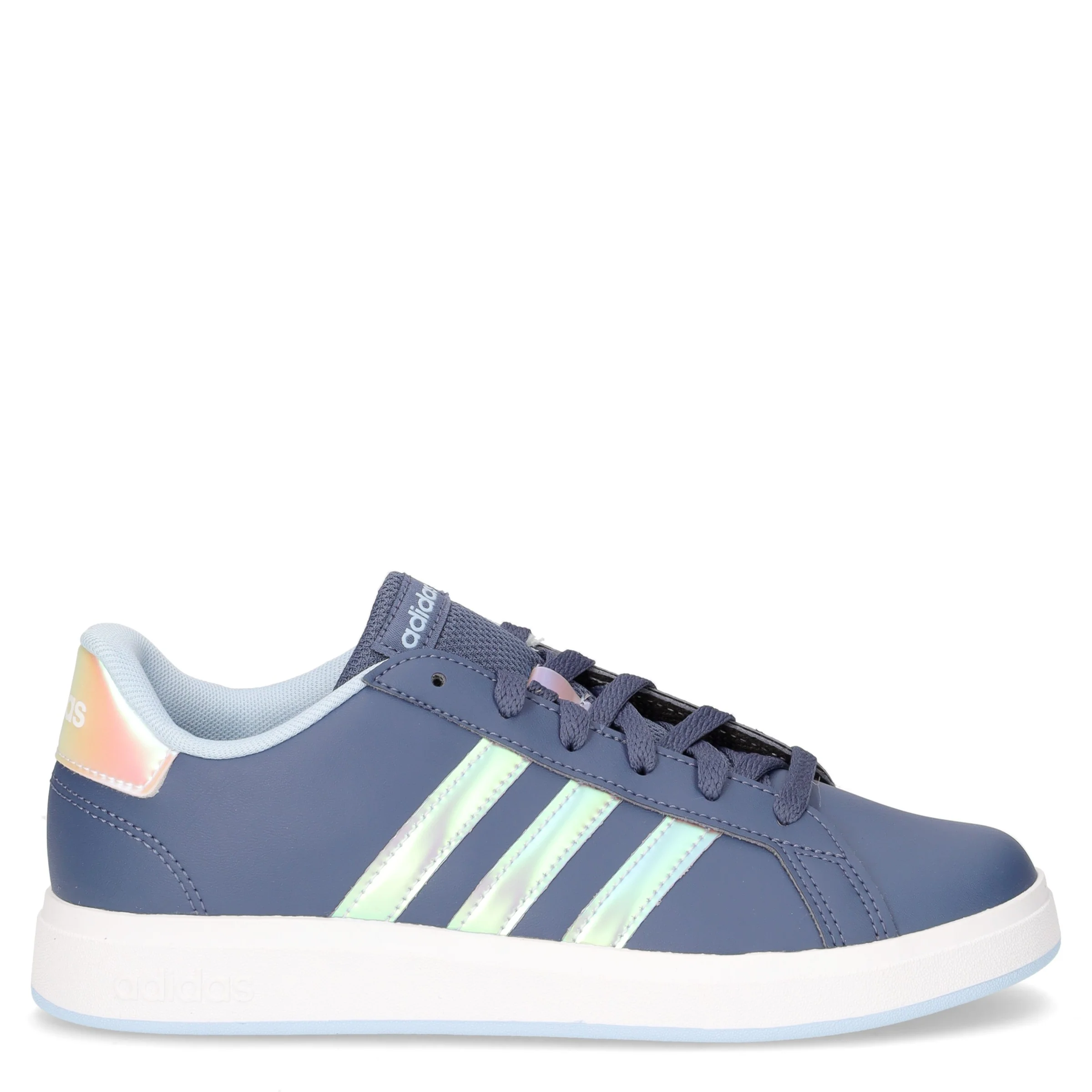 Grand Court 2.0 sneaker in ecopelle ragazza petrolio