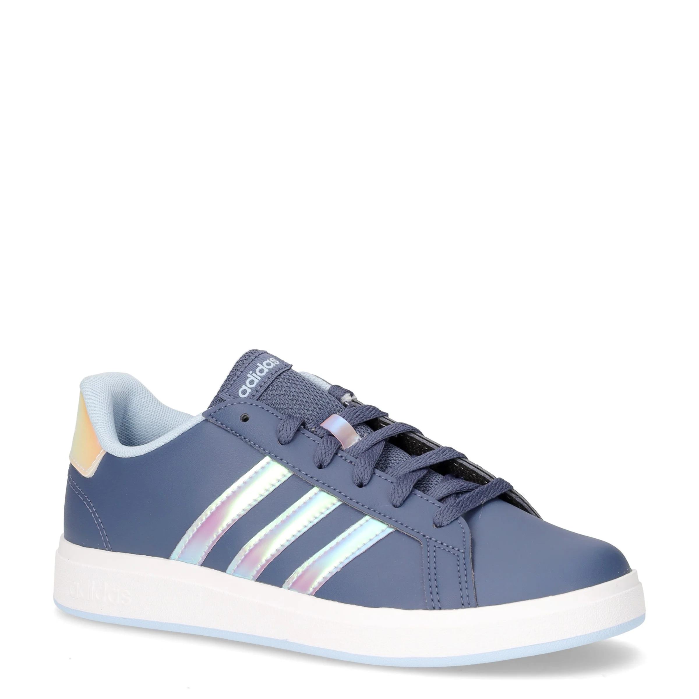 Grand Court 2.0 sneaker in ecopelle ragazza petrolio - Image 2