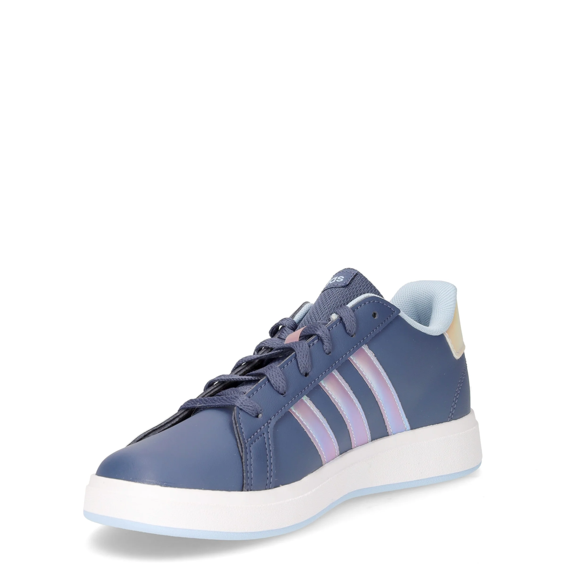 Grand Court 2.0 sneaker in ecopelle ragazza petrolio - Image 3