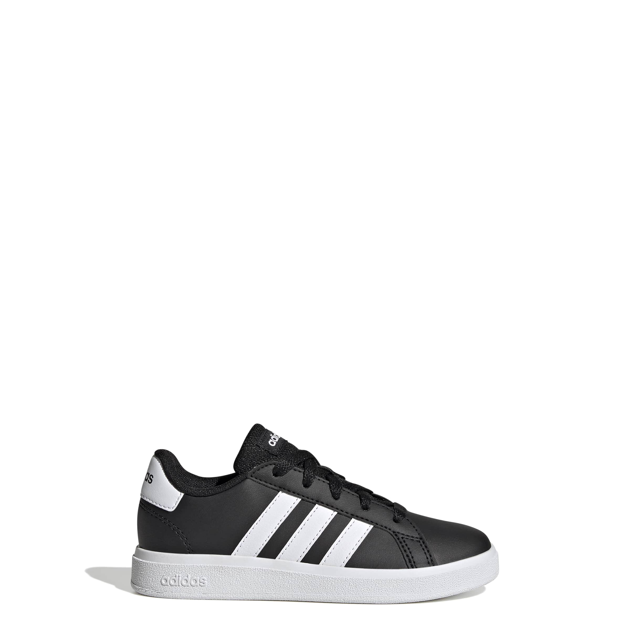 Grand Court 2.0 sneaker in ecopelle ragazzo nero