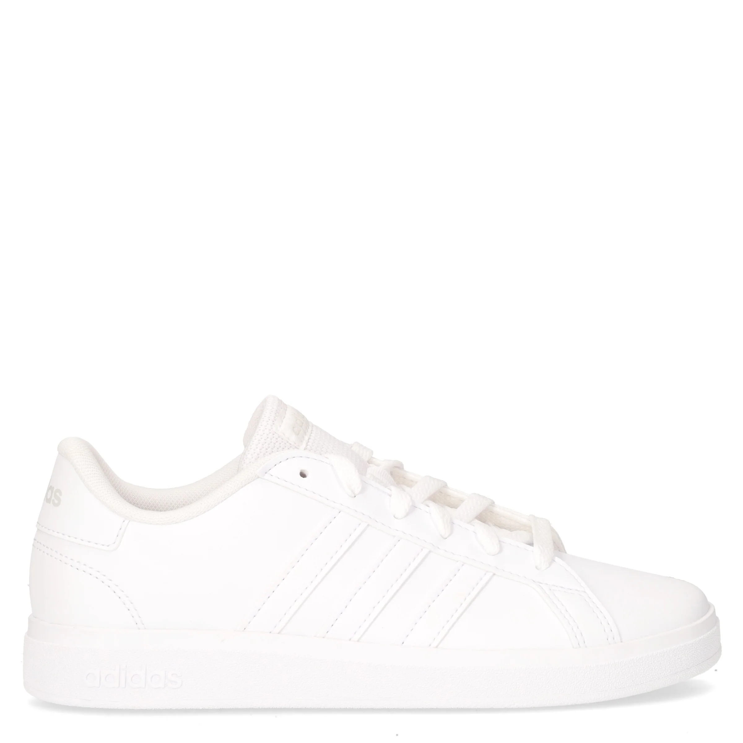 Grand Court 2.0 sneaker ragazzo in ecopelle bianco
