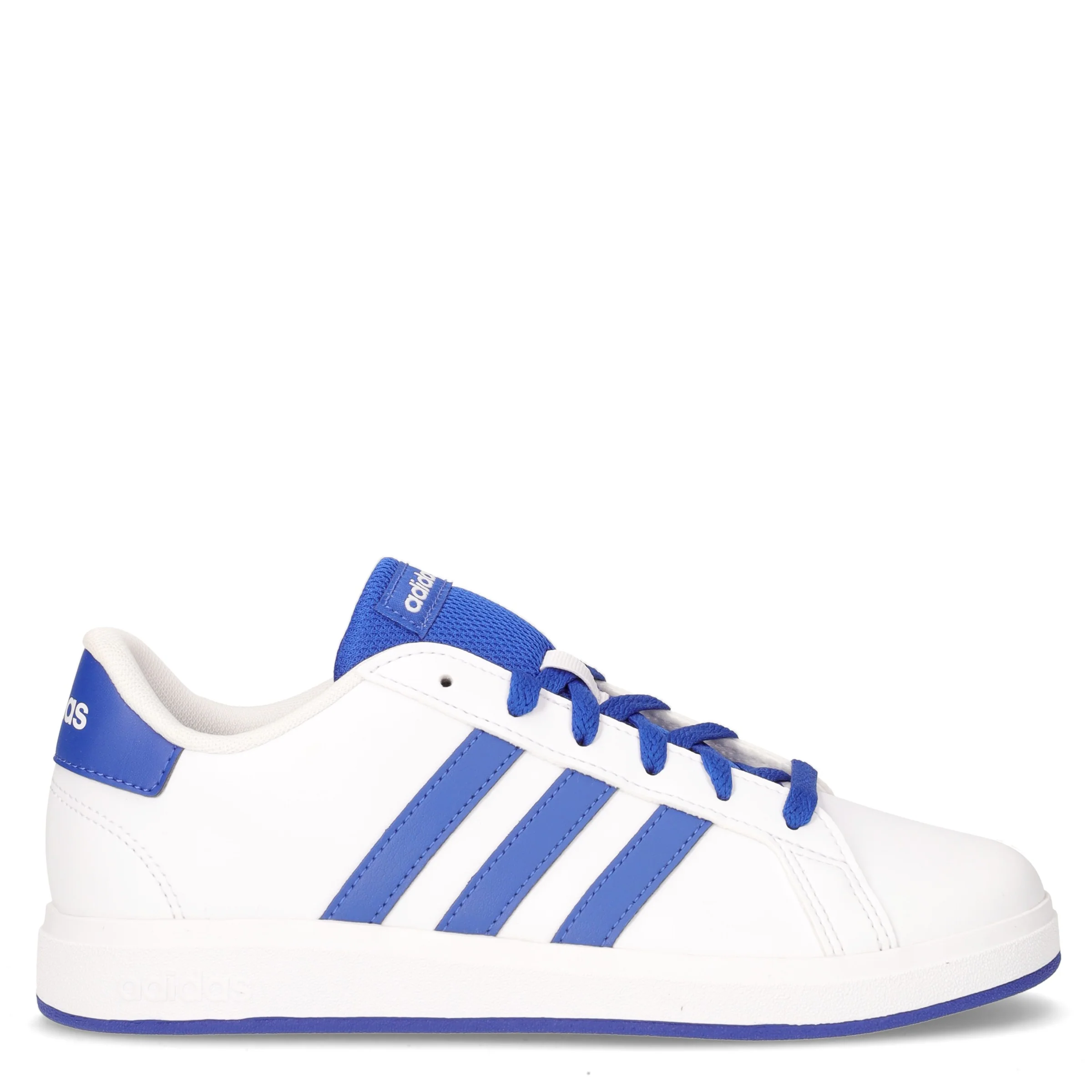 Grand Court 2.0 sneaker ragazzo in ecopelle bianco blu