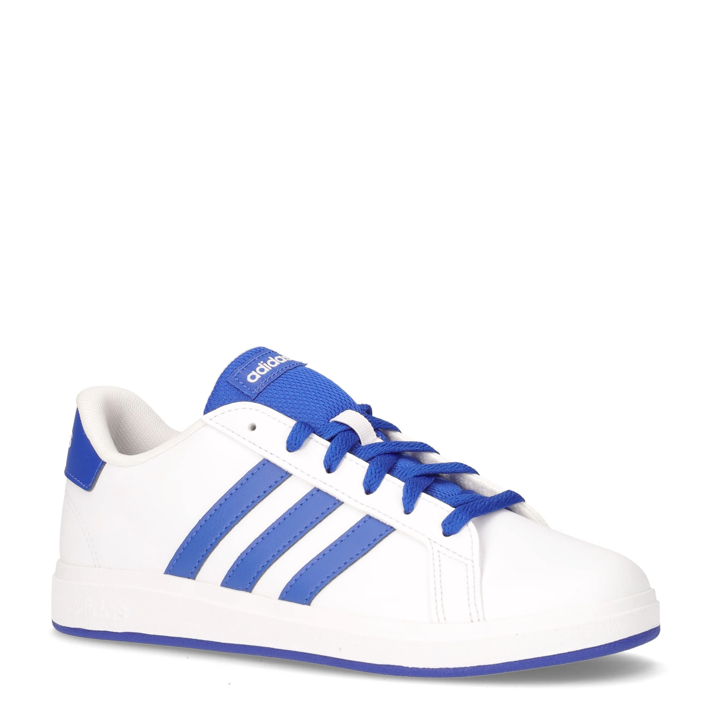 Grand Court 2.0 sneaker ragazzo in ecopelle bianco blu - Image 2