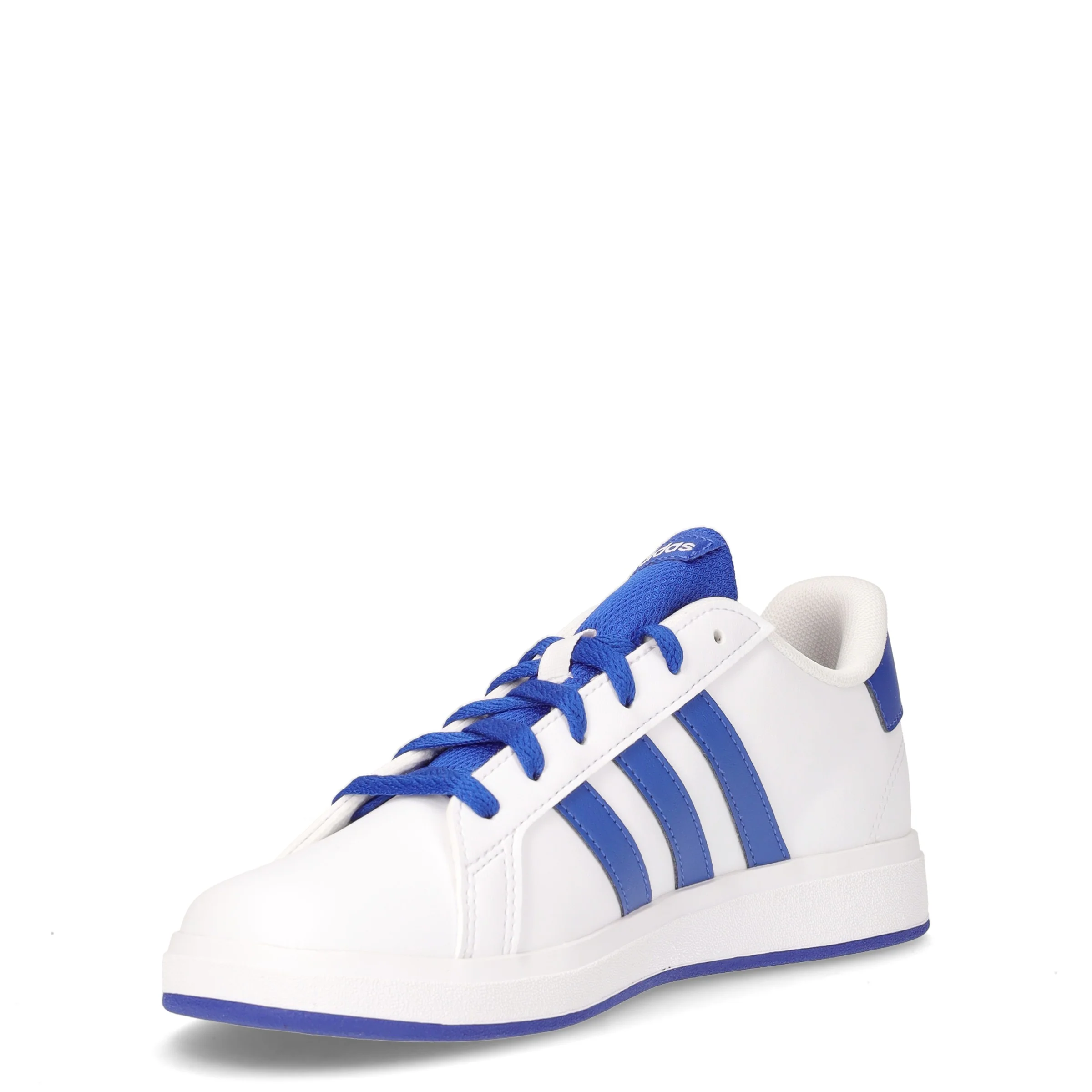 Grand Court 2.0 sneaker ragazzo in ecopelle bianco blu - Image 3