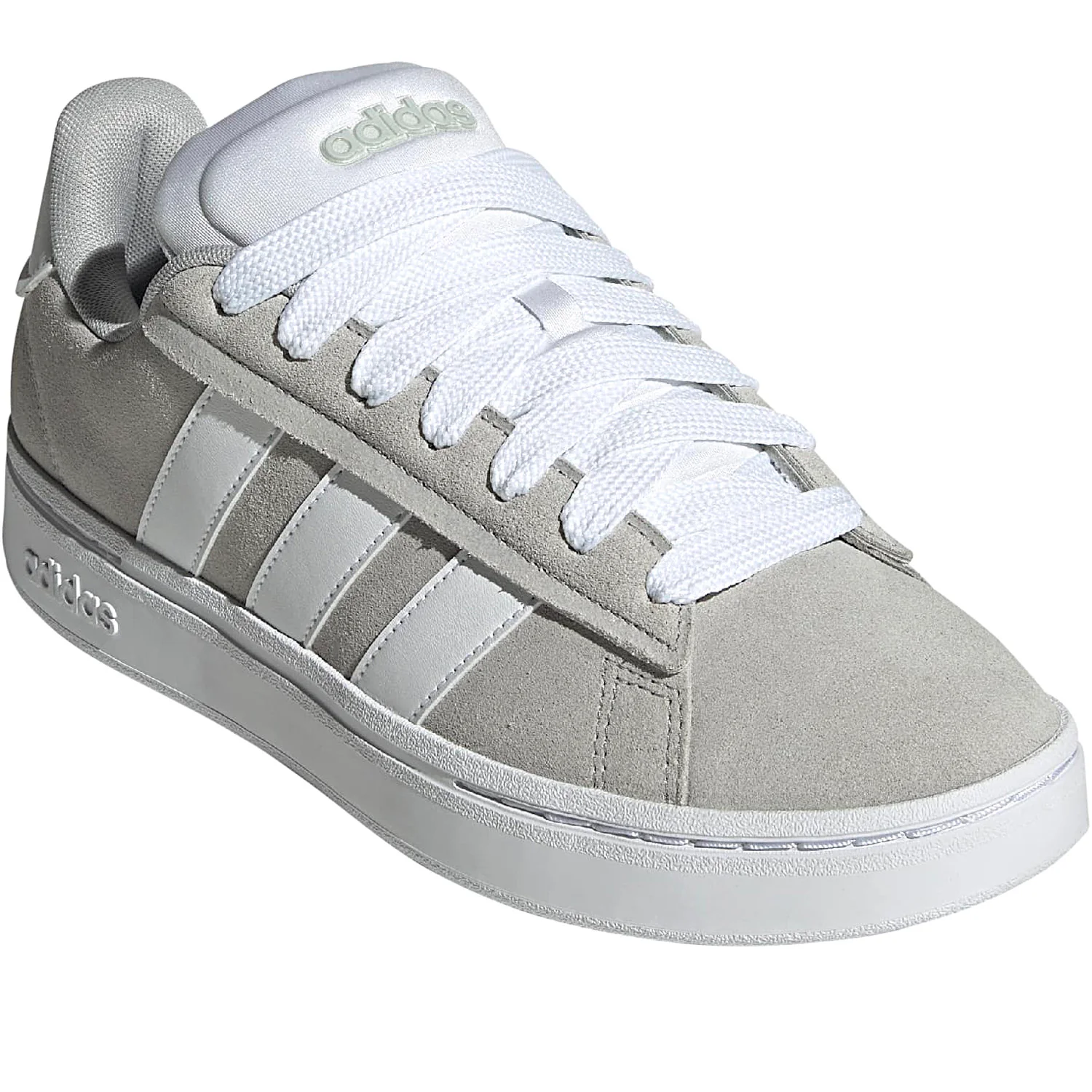 Grand Court Alpha 00s sneaker in pelle ed ecopelle grigio bianco - Image 2