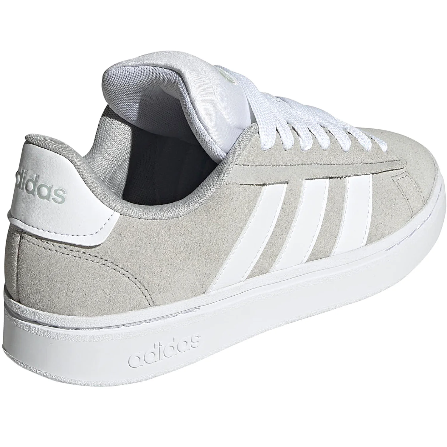 Grand Court Alpha 00s sneaker in pelle ed ecopelle grigio bianco - Image 3