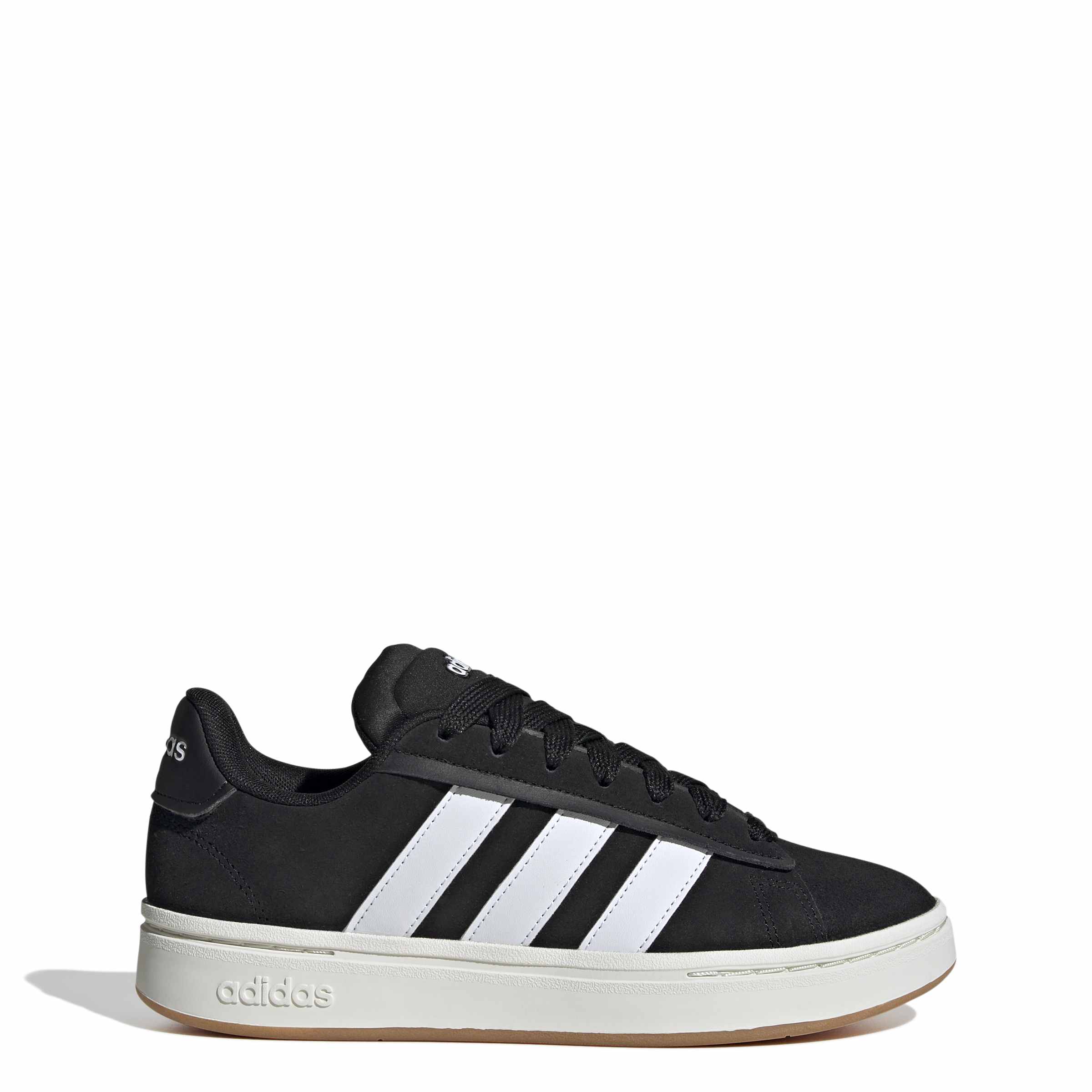 Grand Court Alpha 00s sneaker in pelle nero bianco