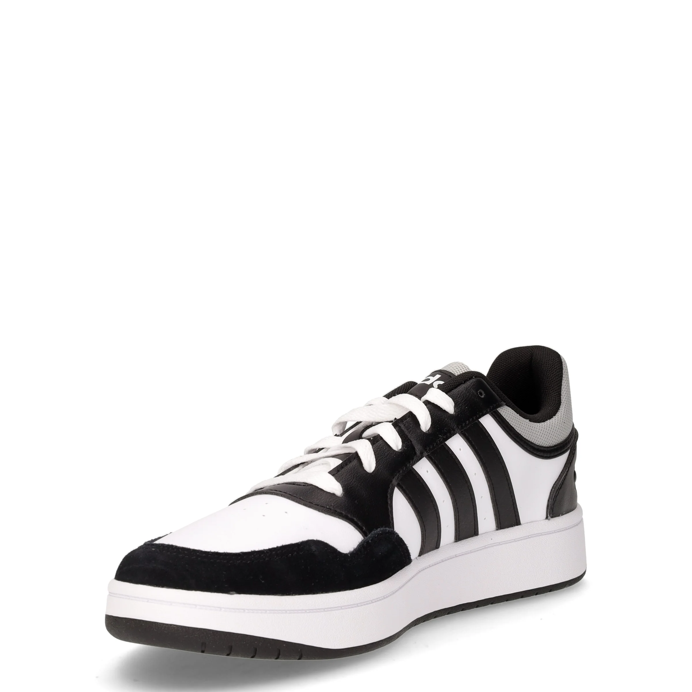 Hoops 3.0 sneaker in ecopelle bianco nero - Image 3