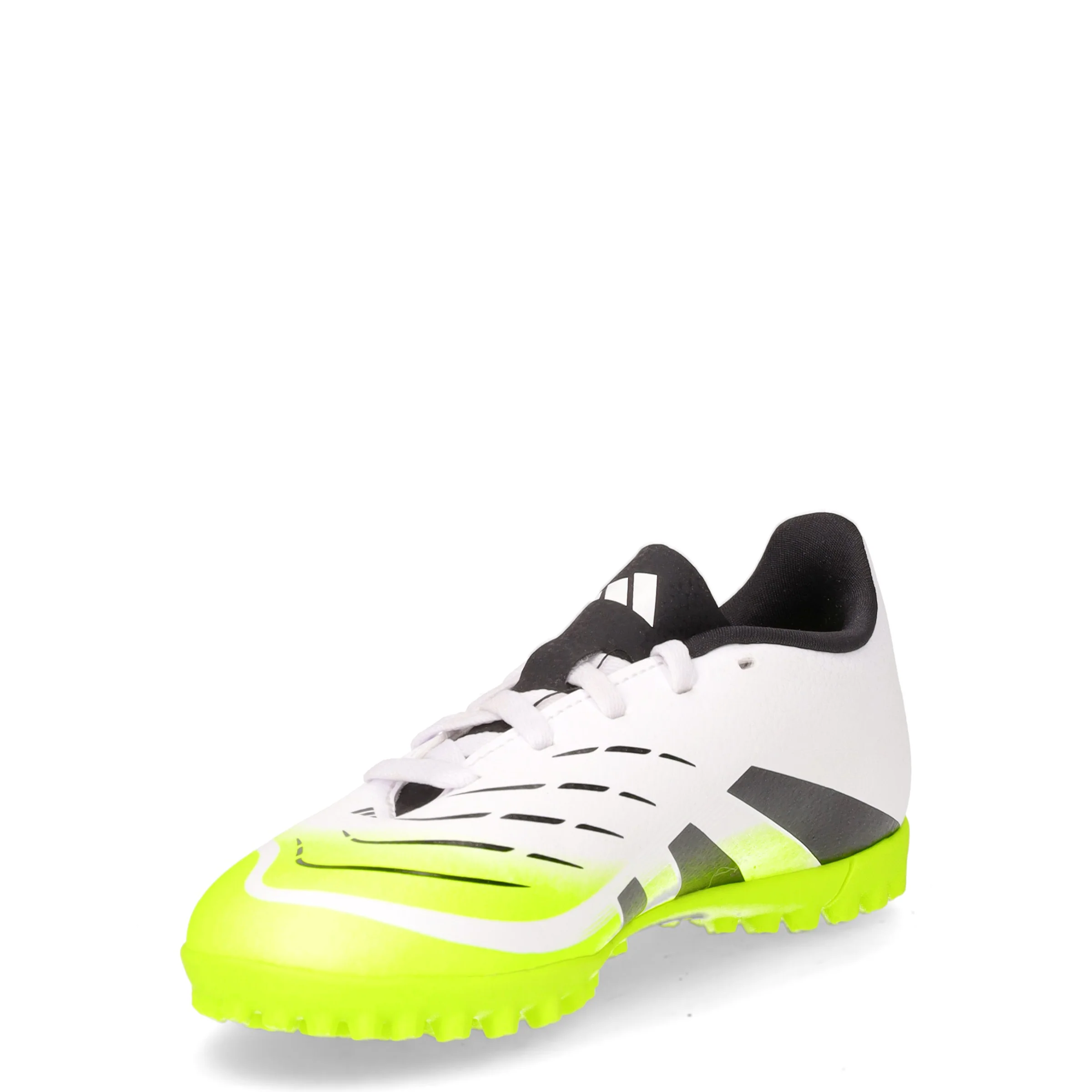 Predator Club TF scarpa da calcetto bambino bianco nero giallo - Image 3