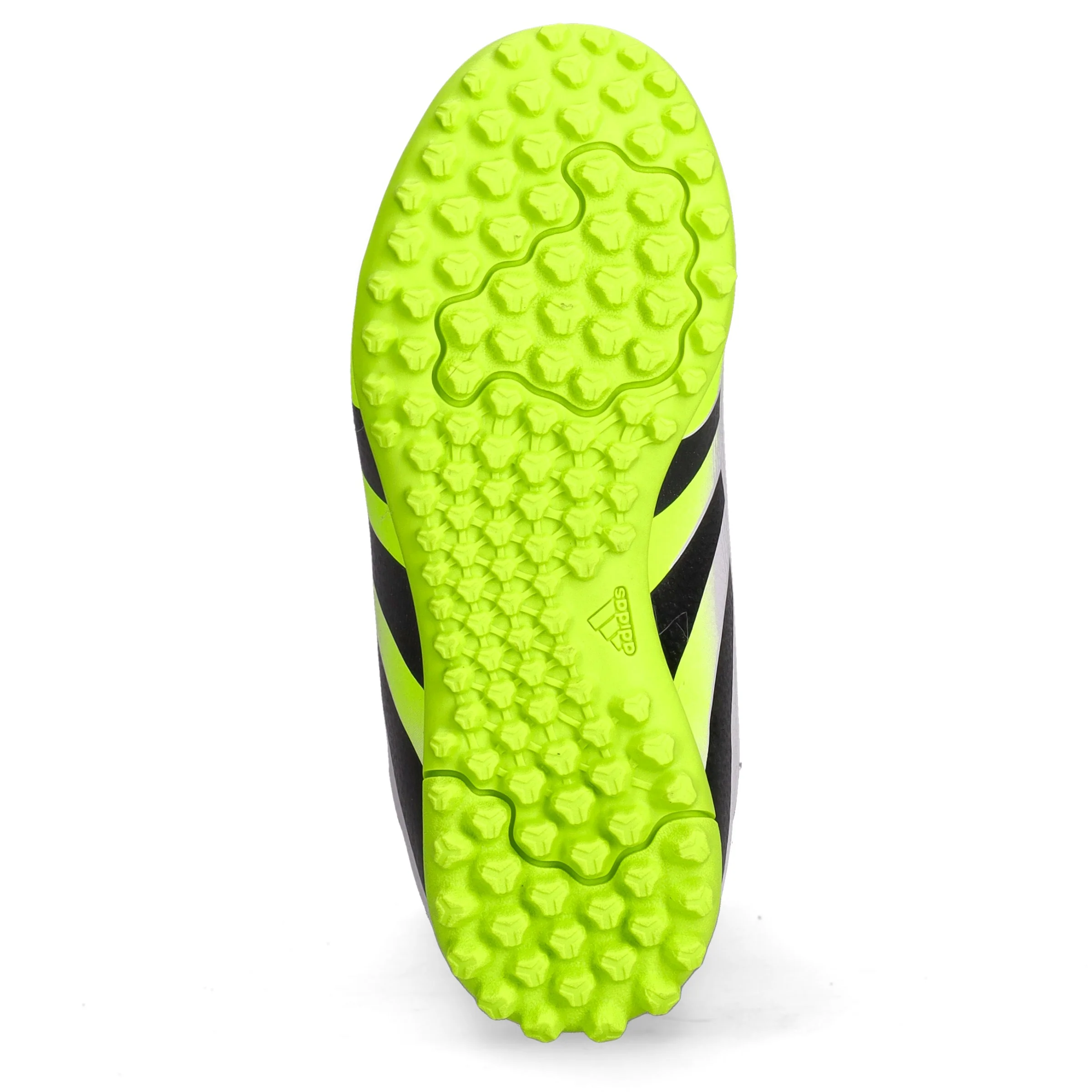 Predator Club TF scarpa da calcetto bambino bianco nero giallo - Image 4