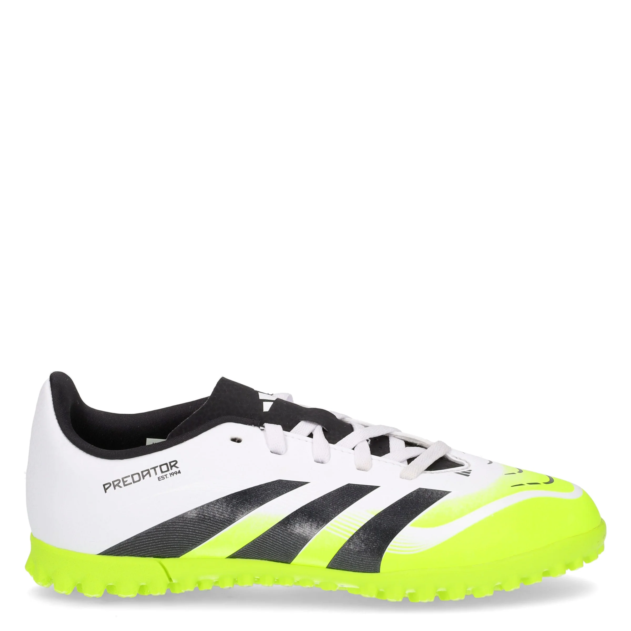 Predator Club TF scarpa da calcetto bambino bianco nero giallo