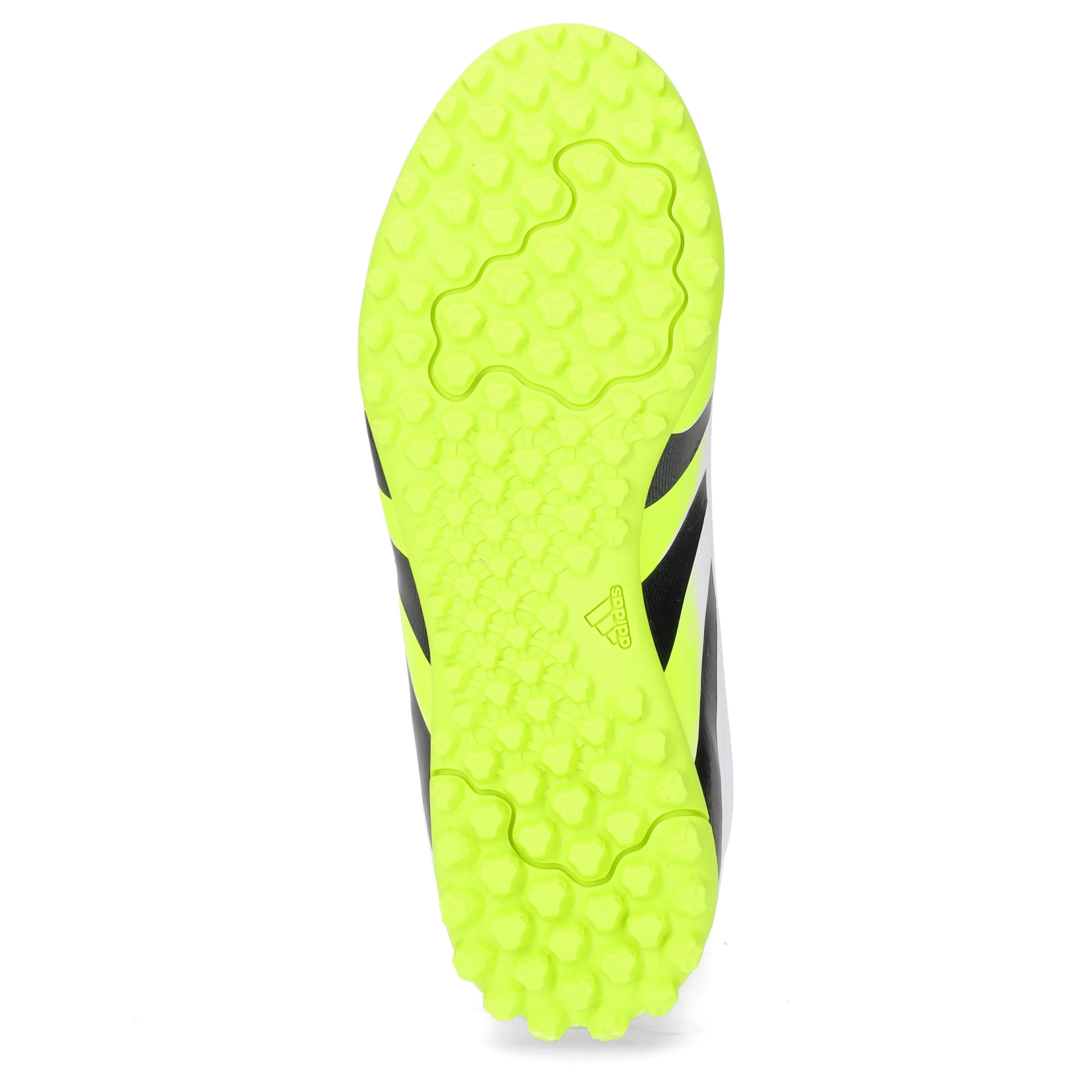 Predator Club TF scarpa da calcetto bambino bianco nero giallo - Image 4