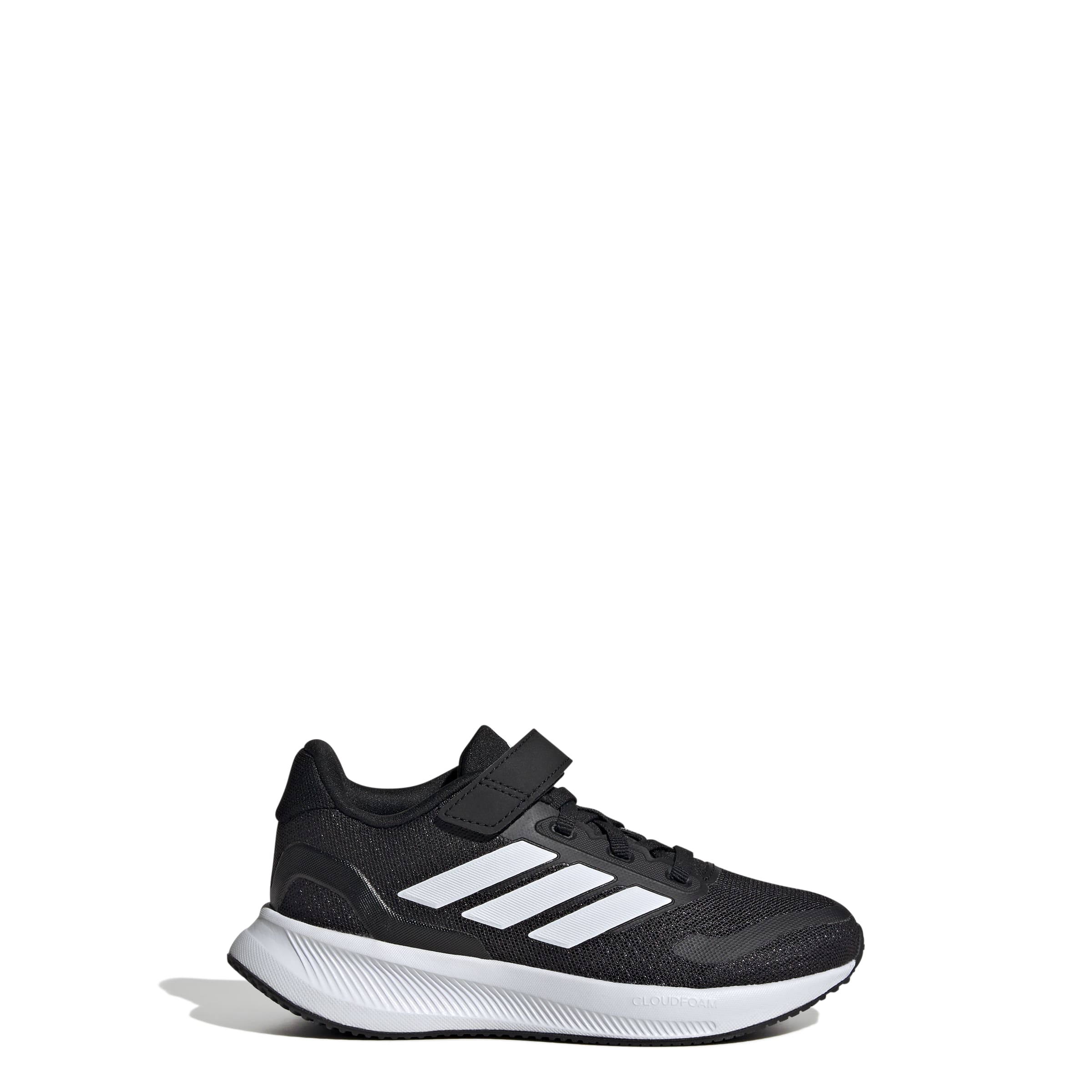 Run Falcon 5 sneaker bambino in tessuto nero bianco