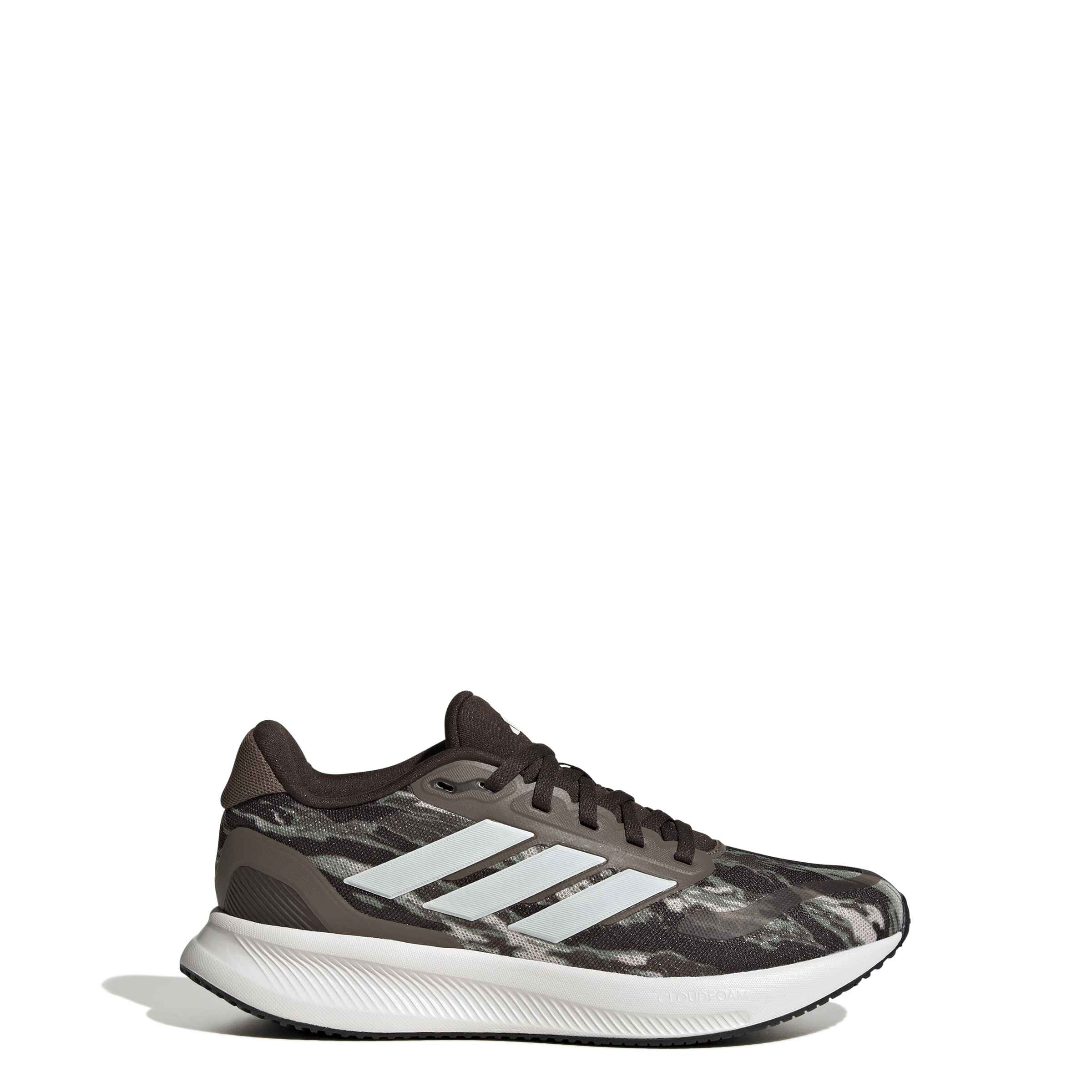 Runfalcon 5 sneaker ragazzo in tessuto marrone verde