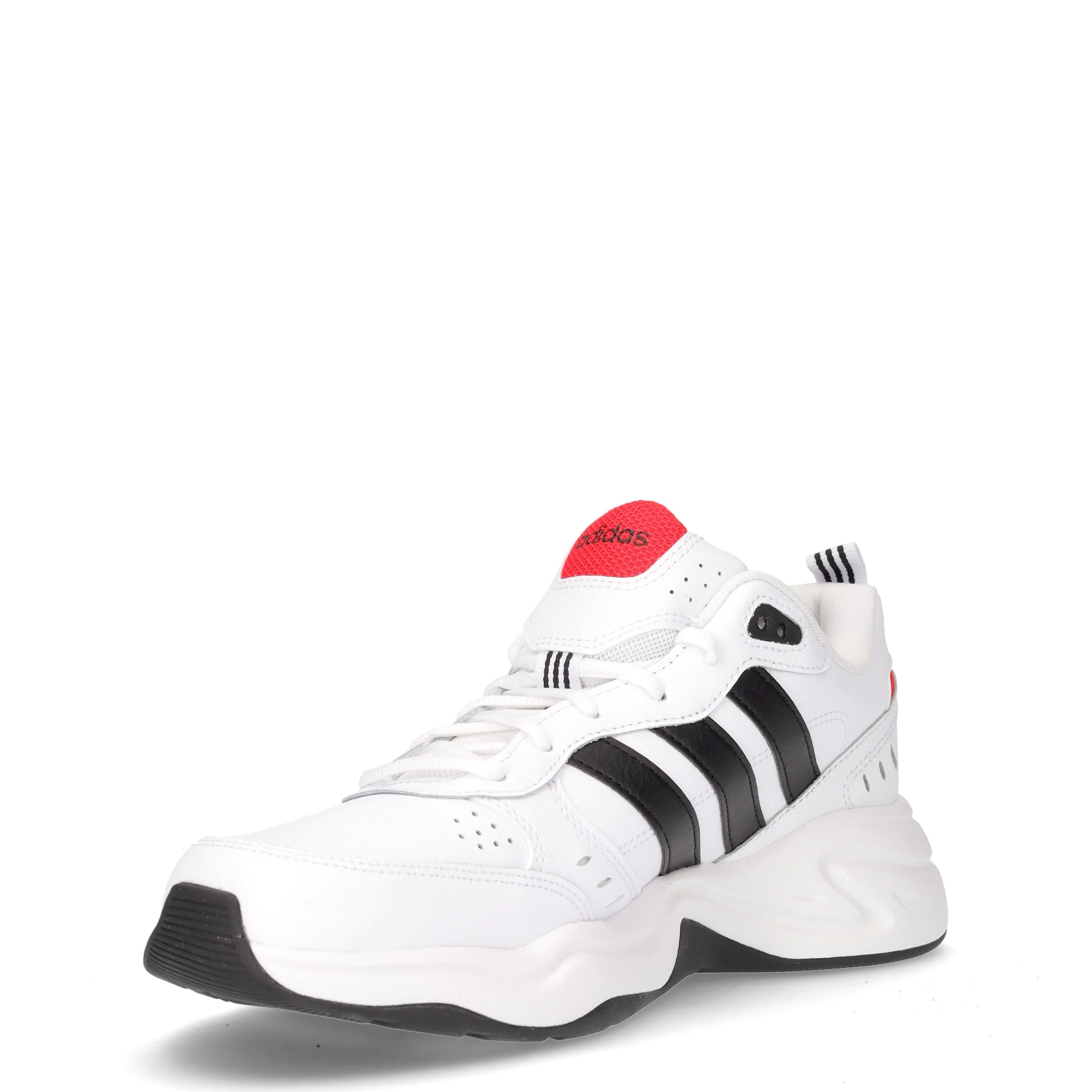 Strutter sneaker in ecopelle bianco nero - Image 3
