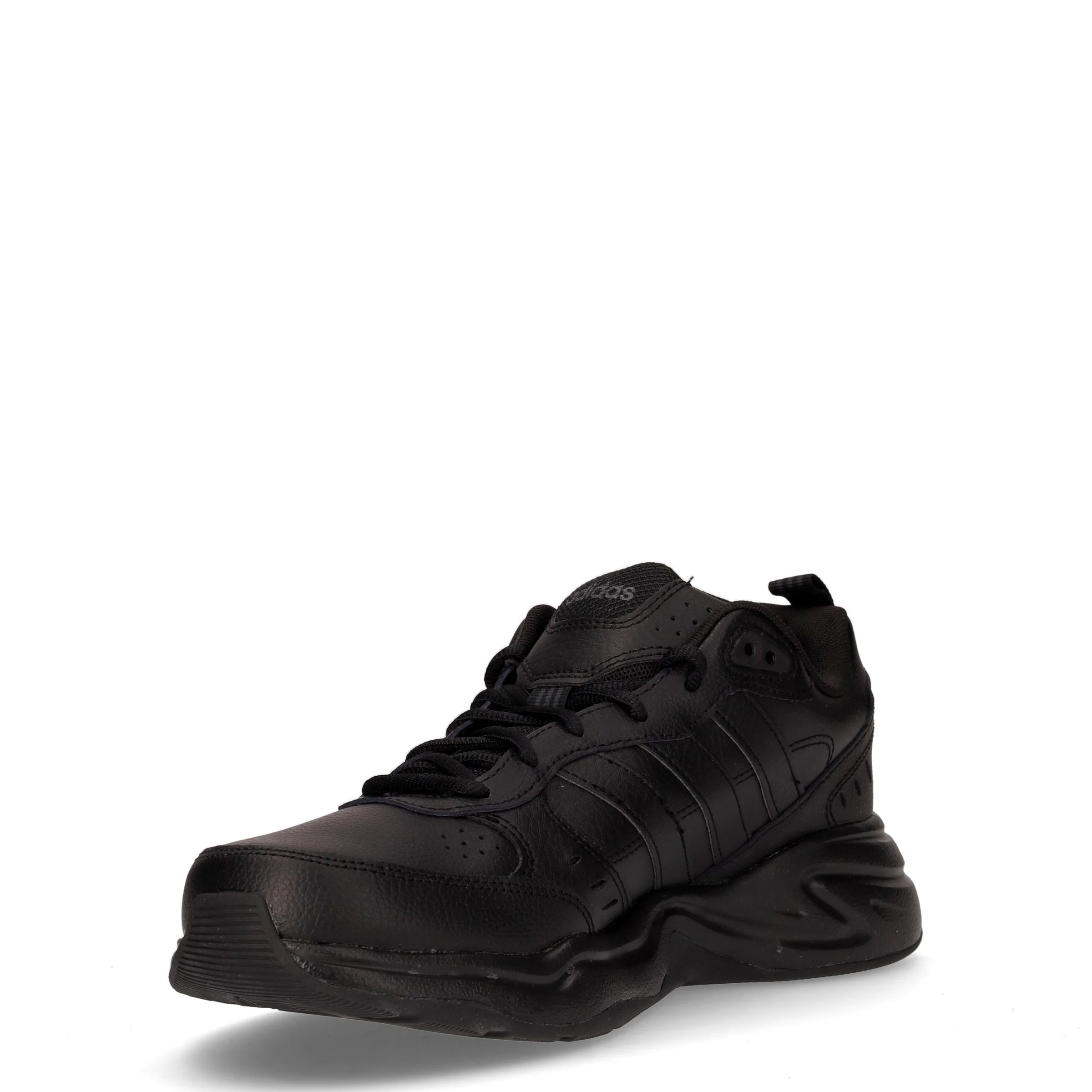 Strutter sneaker in pelle rivestita nero - Image 3