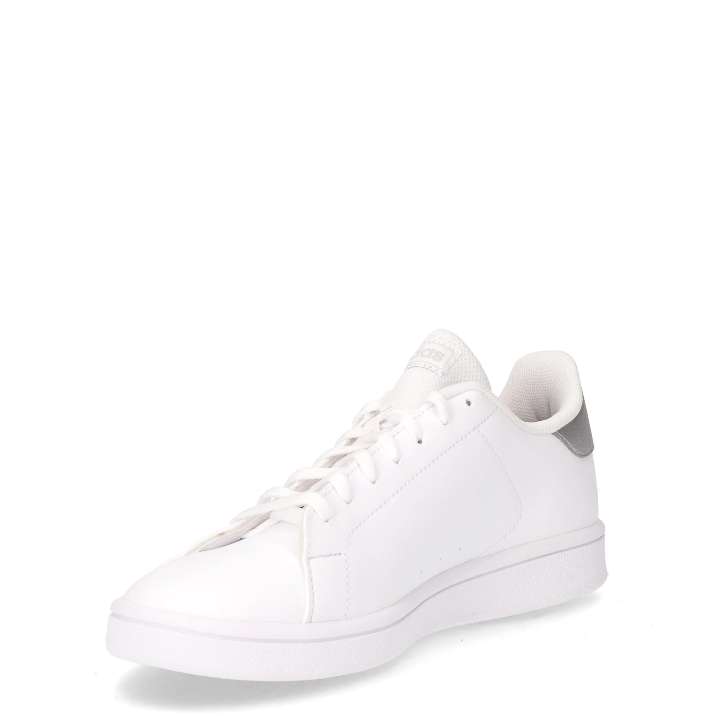Urban court sneaker in ecopelle bianco argento - Image 3