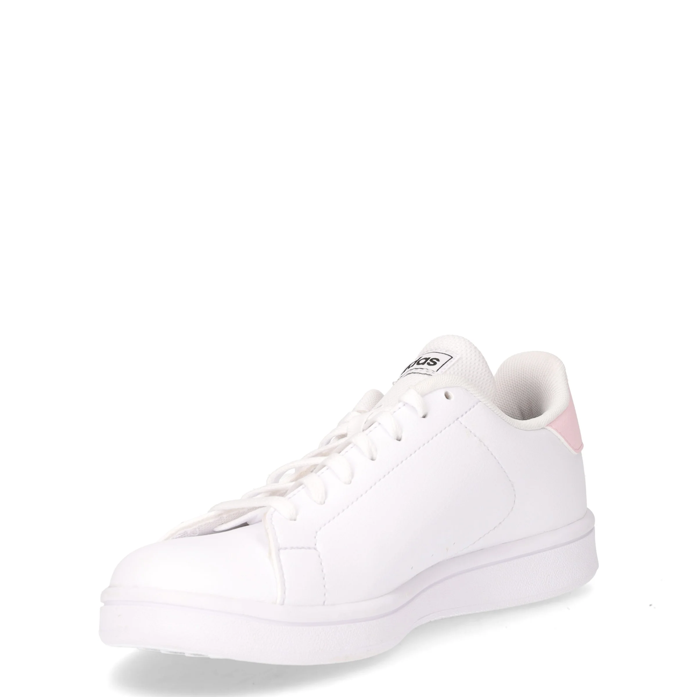 Urban court sneaker in ecopelle bianco rosa - Image 3