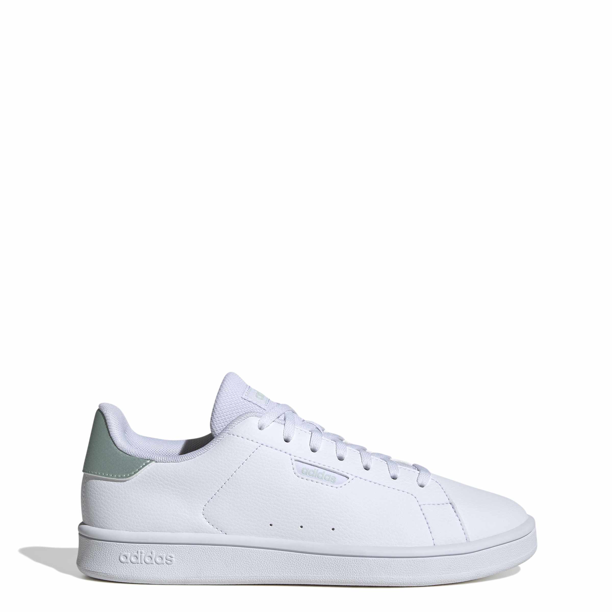 Urban Court sneaker in ecopelle bianco verde