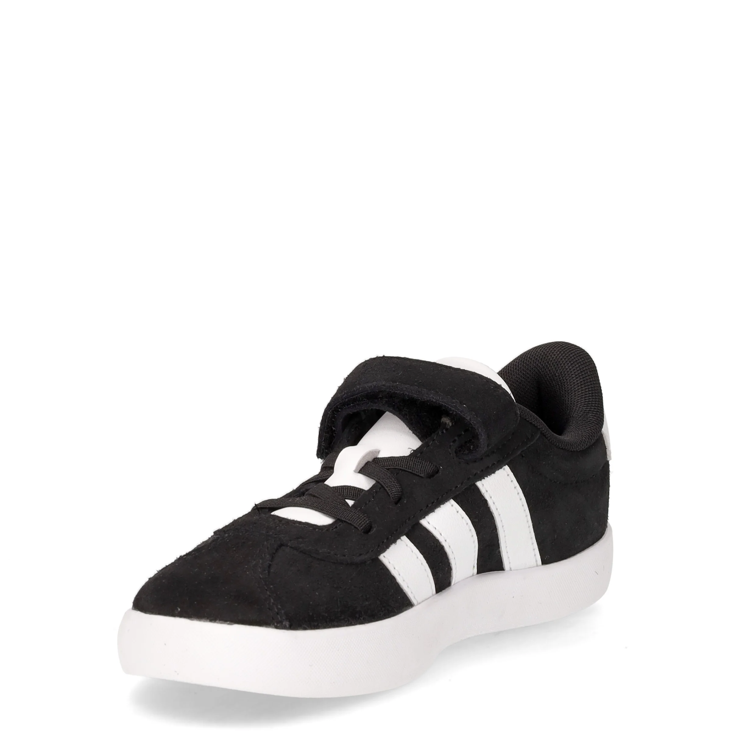 Vl Court 2 sneaker bambino in pelle ed ecopelle nero - Image 3