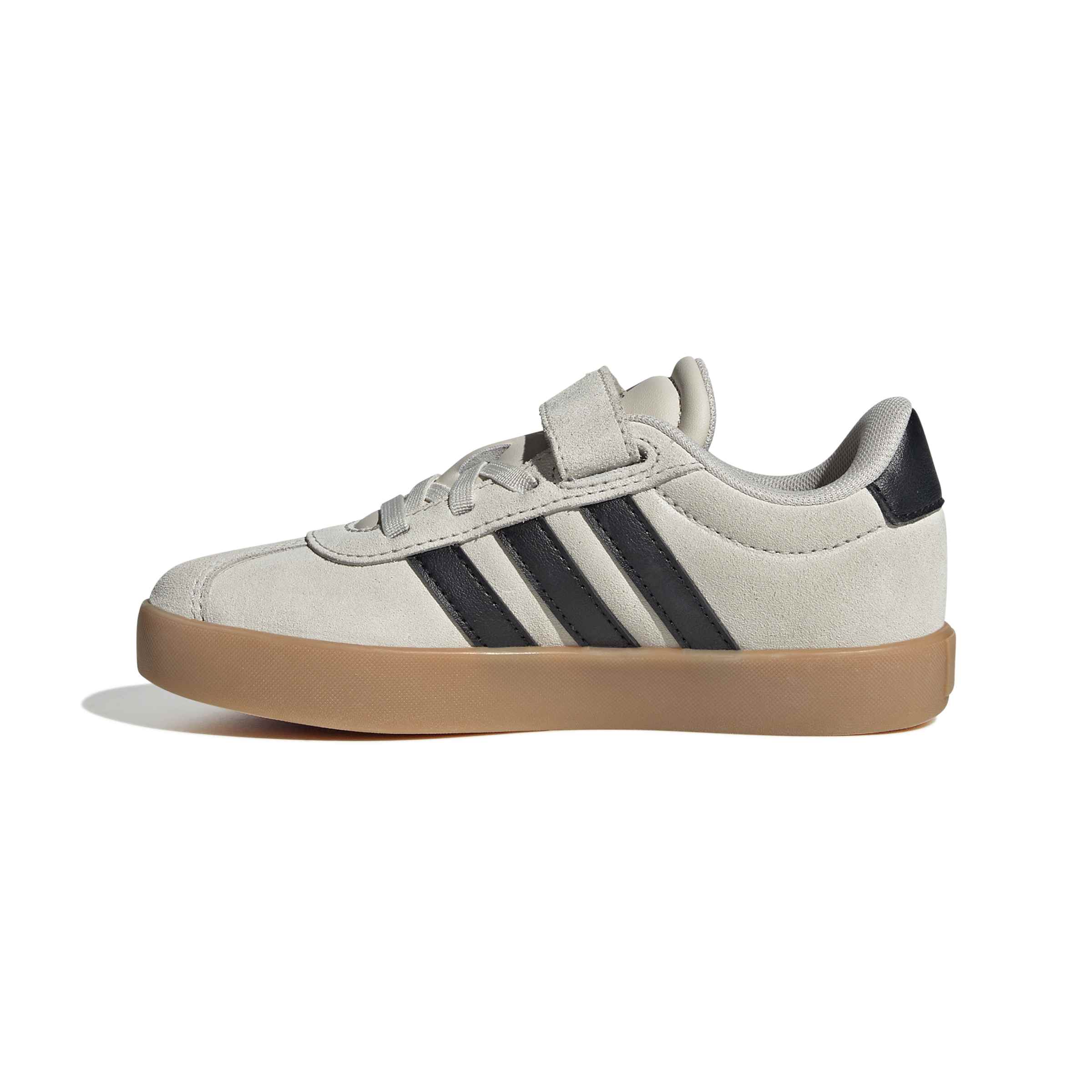 Vl Court 3.0 sneaker bambino in pelle beige nero - Image 2