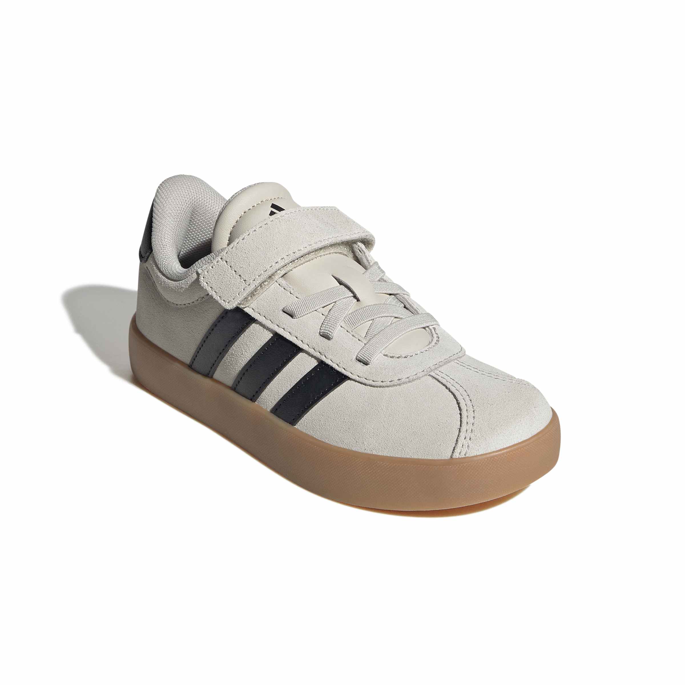 Vl Court 3.0 sneaker bambino in pelle beige nero - Image 3