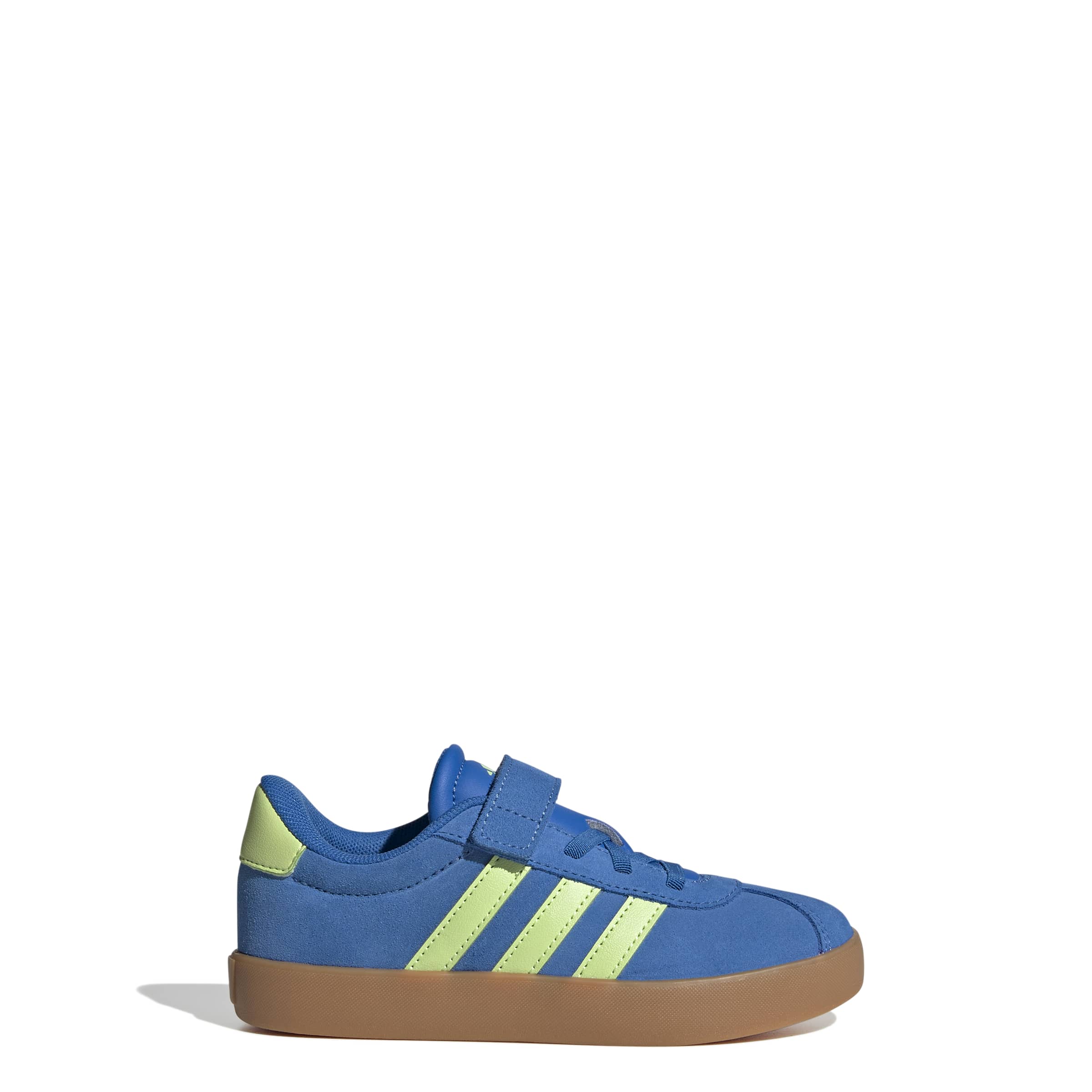 Vl Court 3.0 sneaker bambino in pelle ed ecopelle blu verde