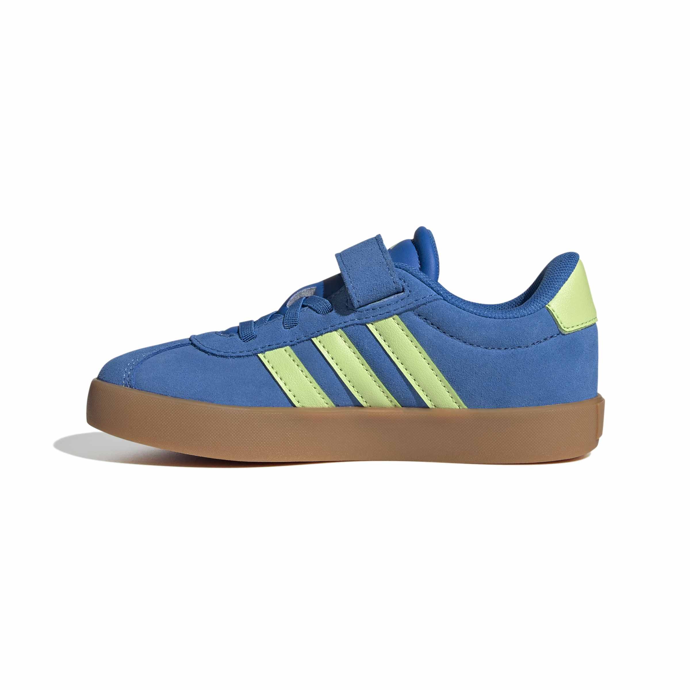 Vl Court 3.0 sneaker bambino in pelle ed ecopelle blu verde - Image 2