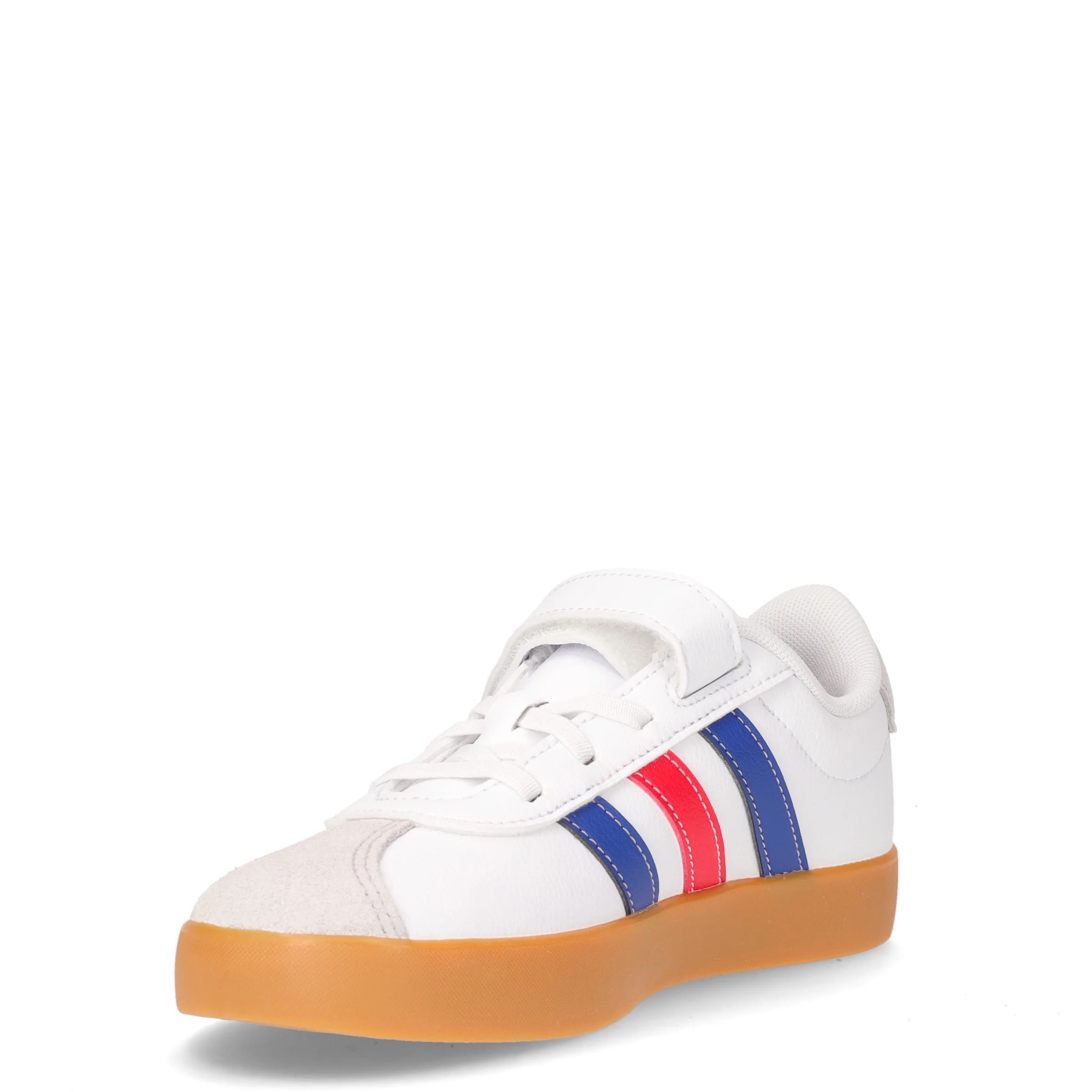 Vl court 3.0 sneaker da bambino in ecopelle bianco blu - Image 3