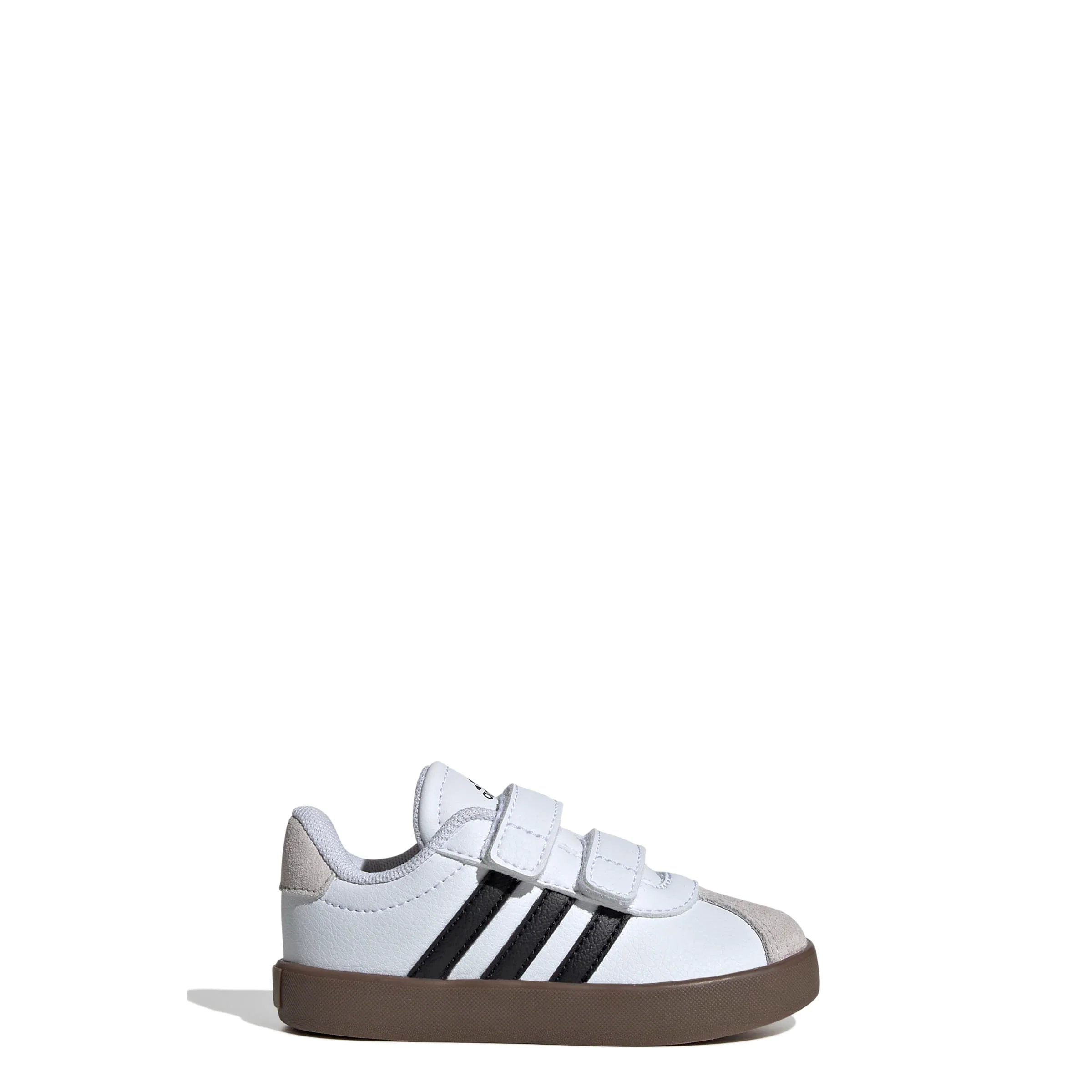 Vl Court 3.0 sneaker in ecopelle bambino bianco nero