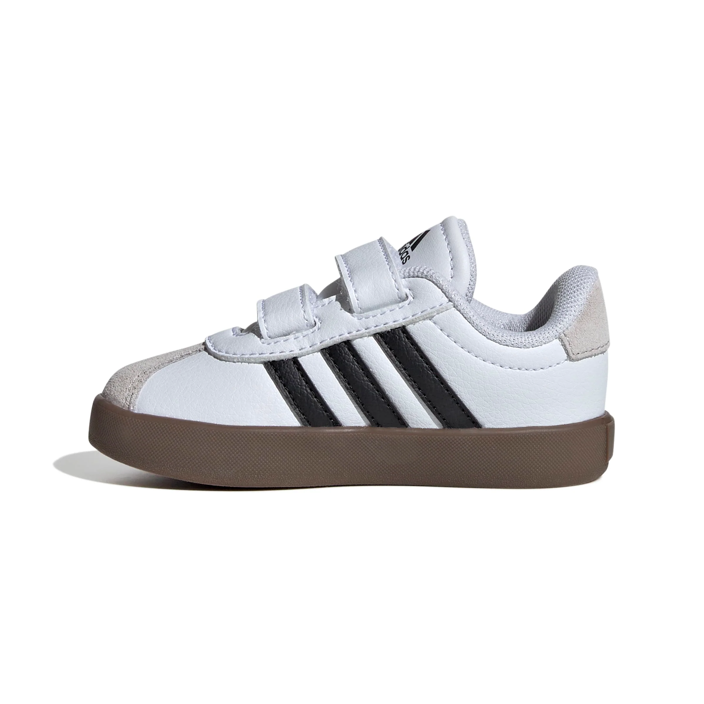 Vl Court 3.0 sneaker in ecopelle bambino bianco nero - Image 2