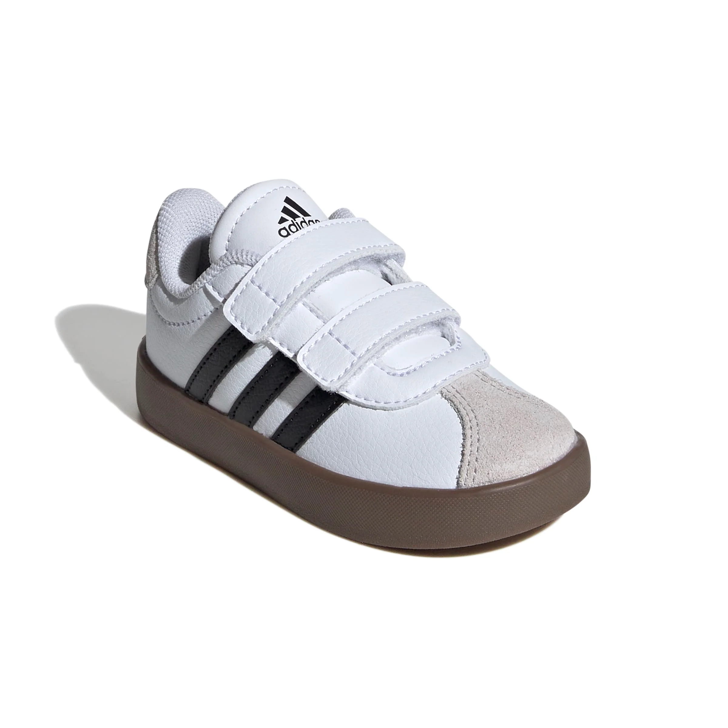 Vl Court 3.0 sneaker in ecopelle bambino bianco nero - Image 3