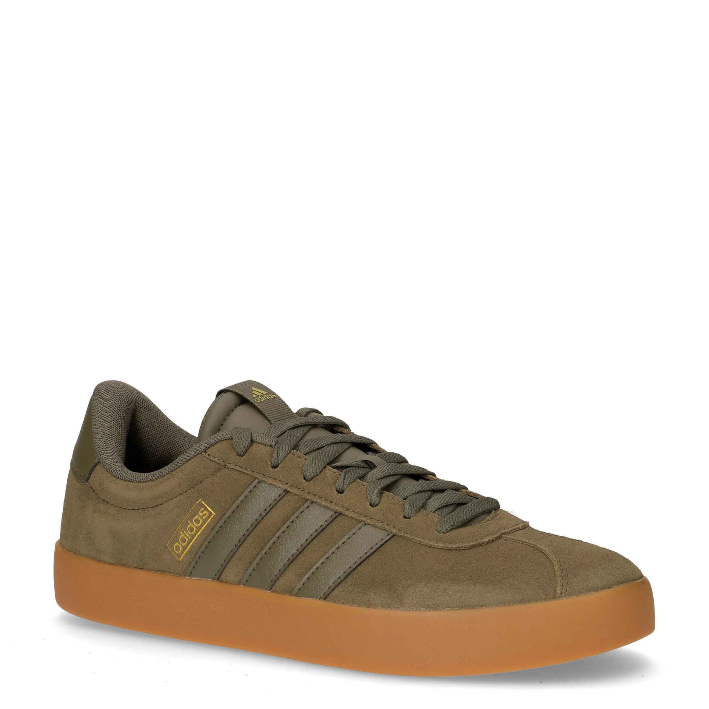 Vl court 3.0 sneaker in ecopelle scamosciata verde oliva - Image 2