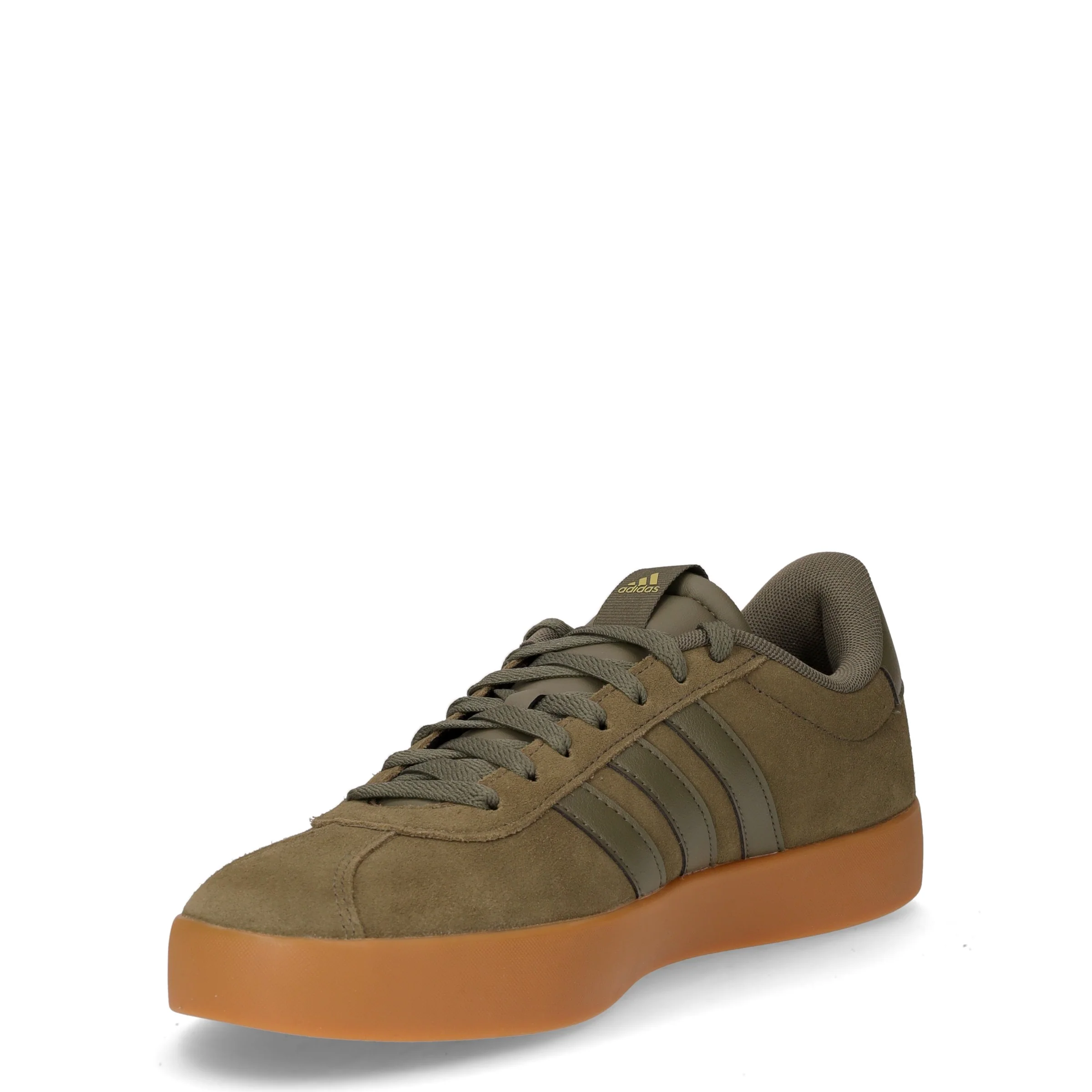 Vl court 3.0 sneaker in ecopelle scamosciata verde oliva - Image 3