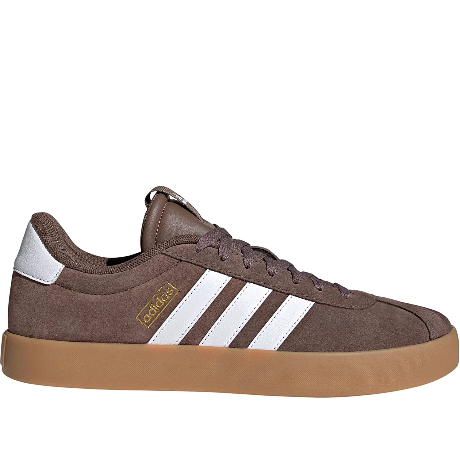 Vl Court 3.0 sneaker in pelle ed ecopelle marrone bianco