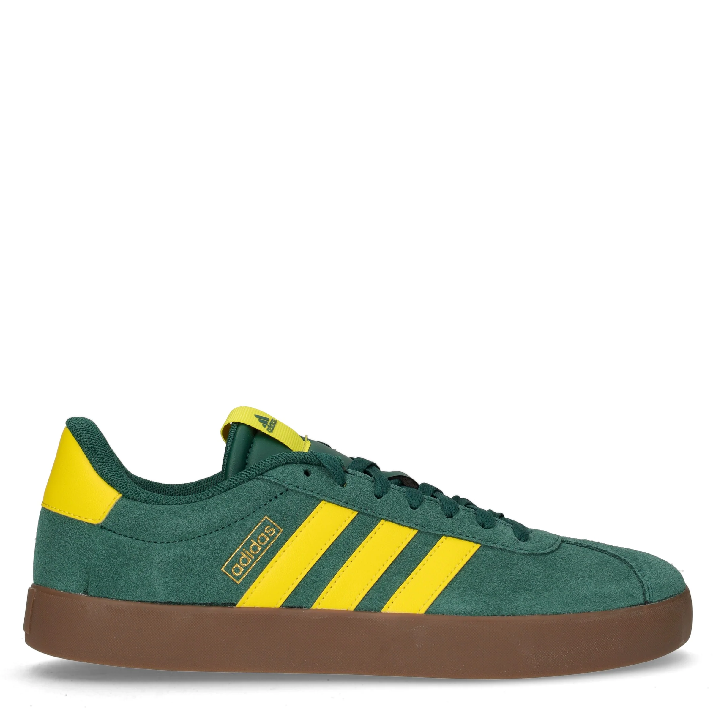 Vl Court 3.0 sneaker in pelle ed ecopelle verde giallo