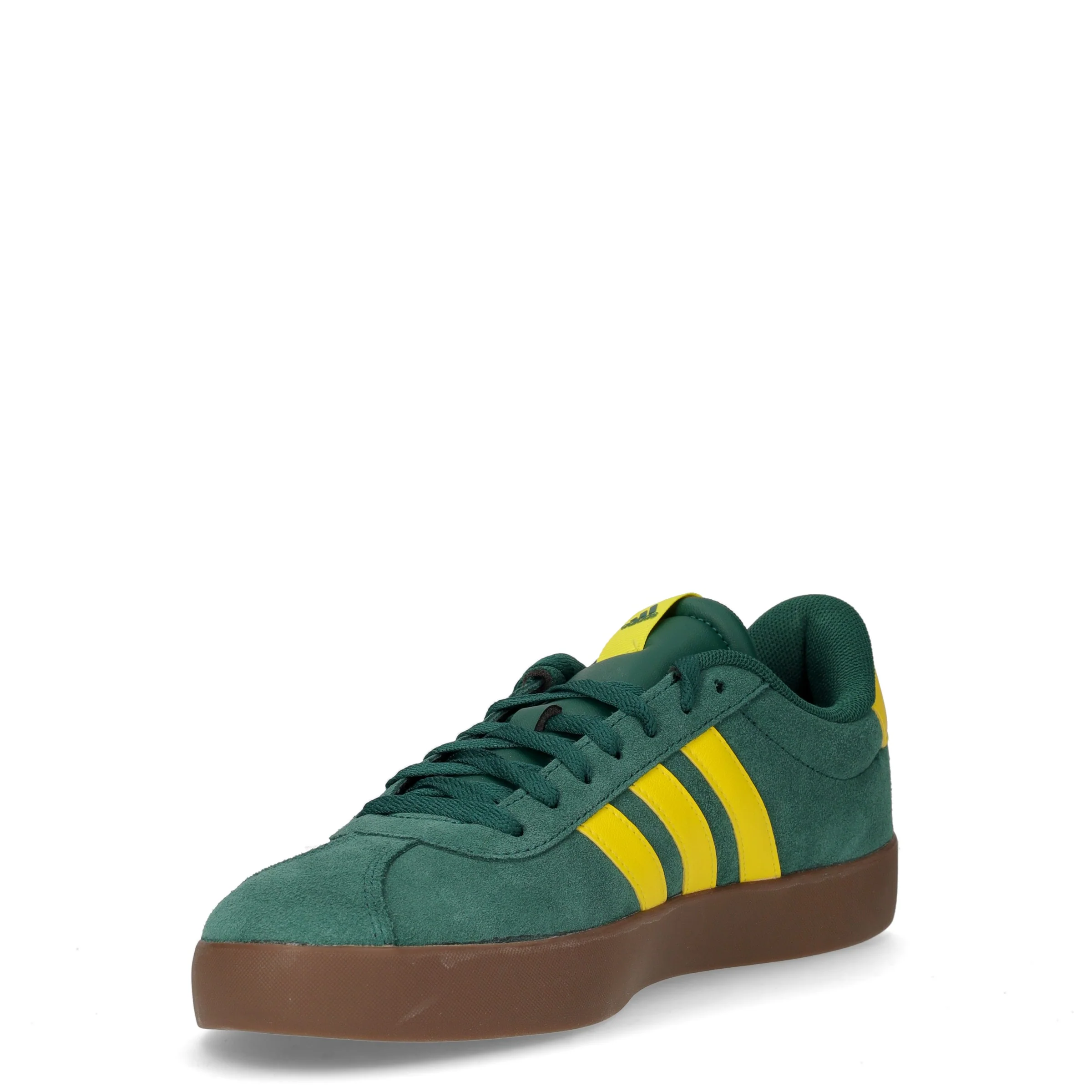 Vl Court 3.0 sneaker in pelle ed ecopelle verde giallo - Image 3