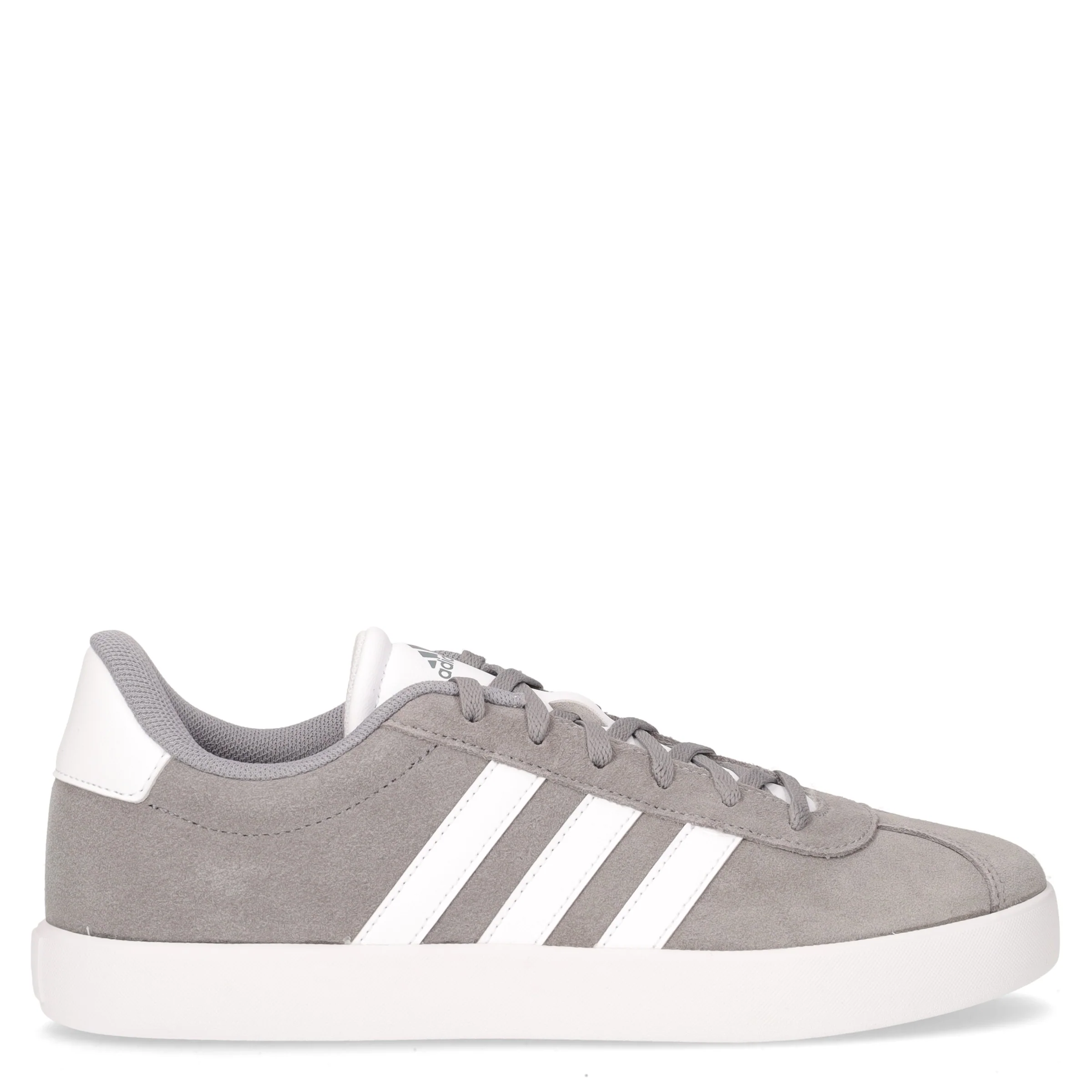 Vl Court 3.0 sneaker ragazzo in pelle grigio bianco